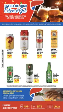 Pré-Visualização do folheto "Extra ofertas de Mercado Viral Gol" da loja Extra válido a partir de 19/05/2026