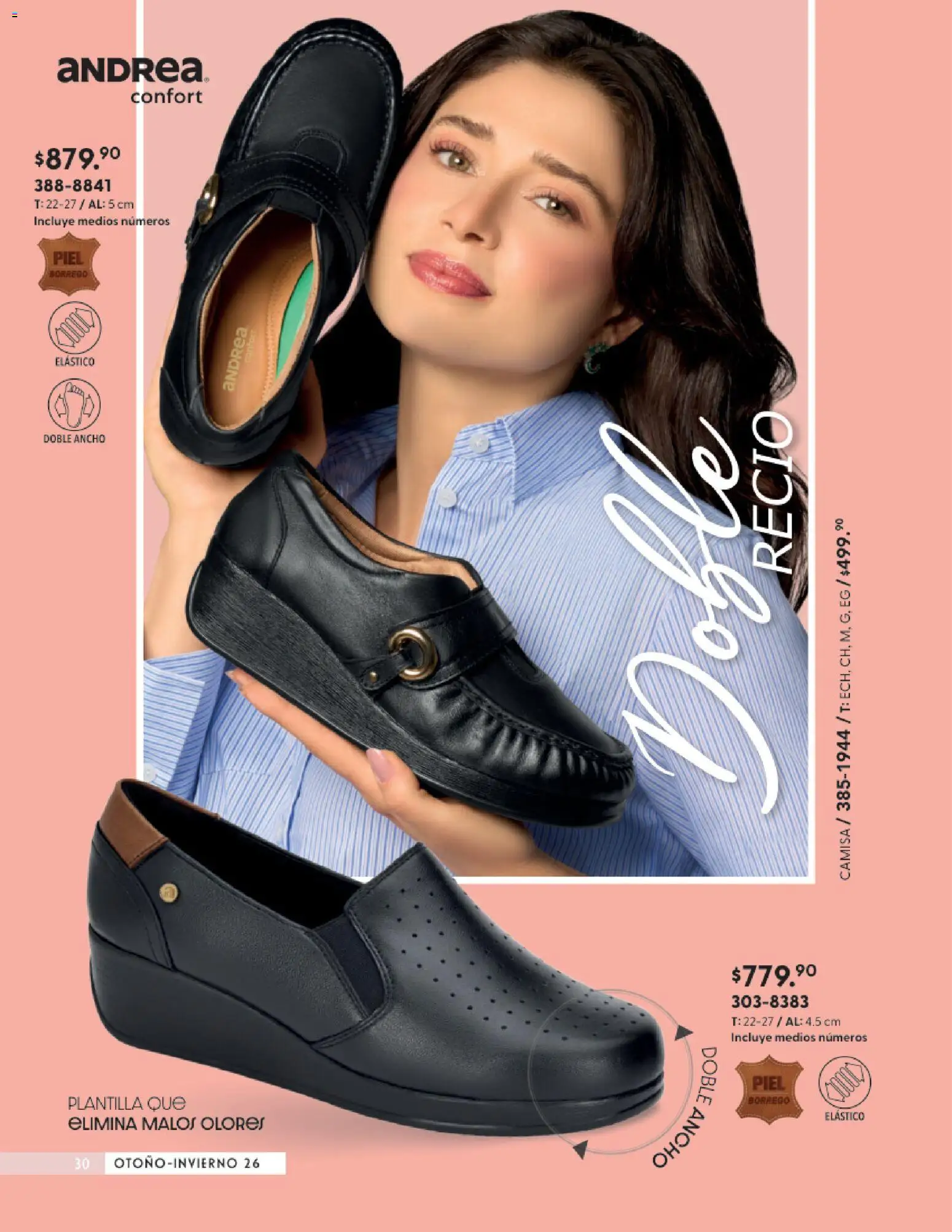 Vista previa las ofertas de la tienda Andrea - Andrea catálogo Calzado Confort desde el 23/08/2026 