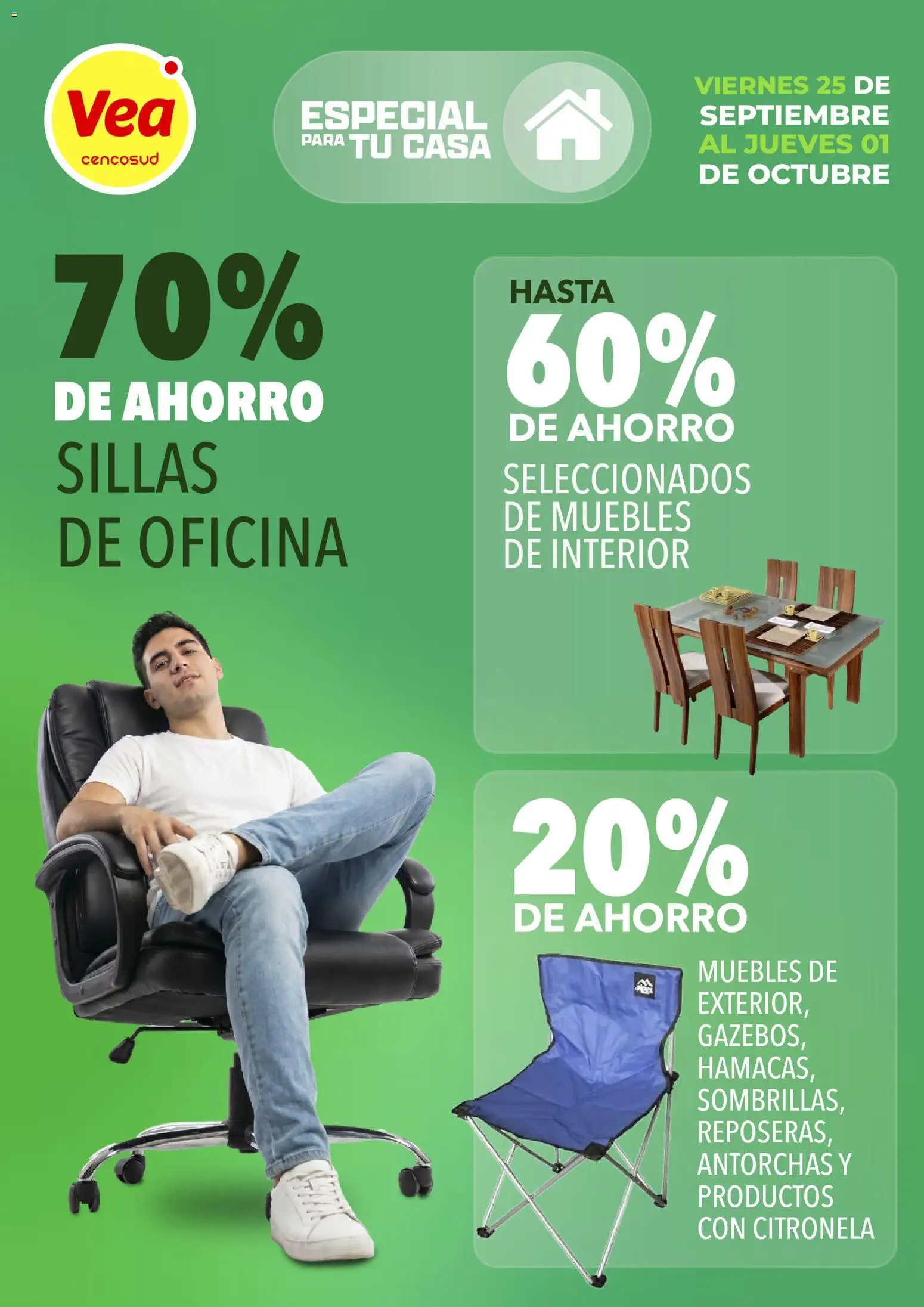 Vista previa del folleto de la tienda Vea válido desde el 25/09/2026 