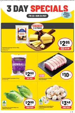 Preview of catalogue IGA 3 Day Specials - NT from shop IGA valid 22/05/2026