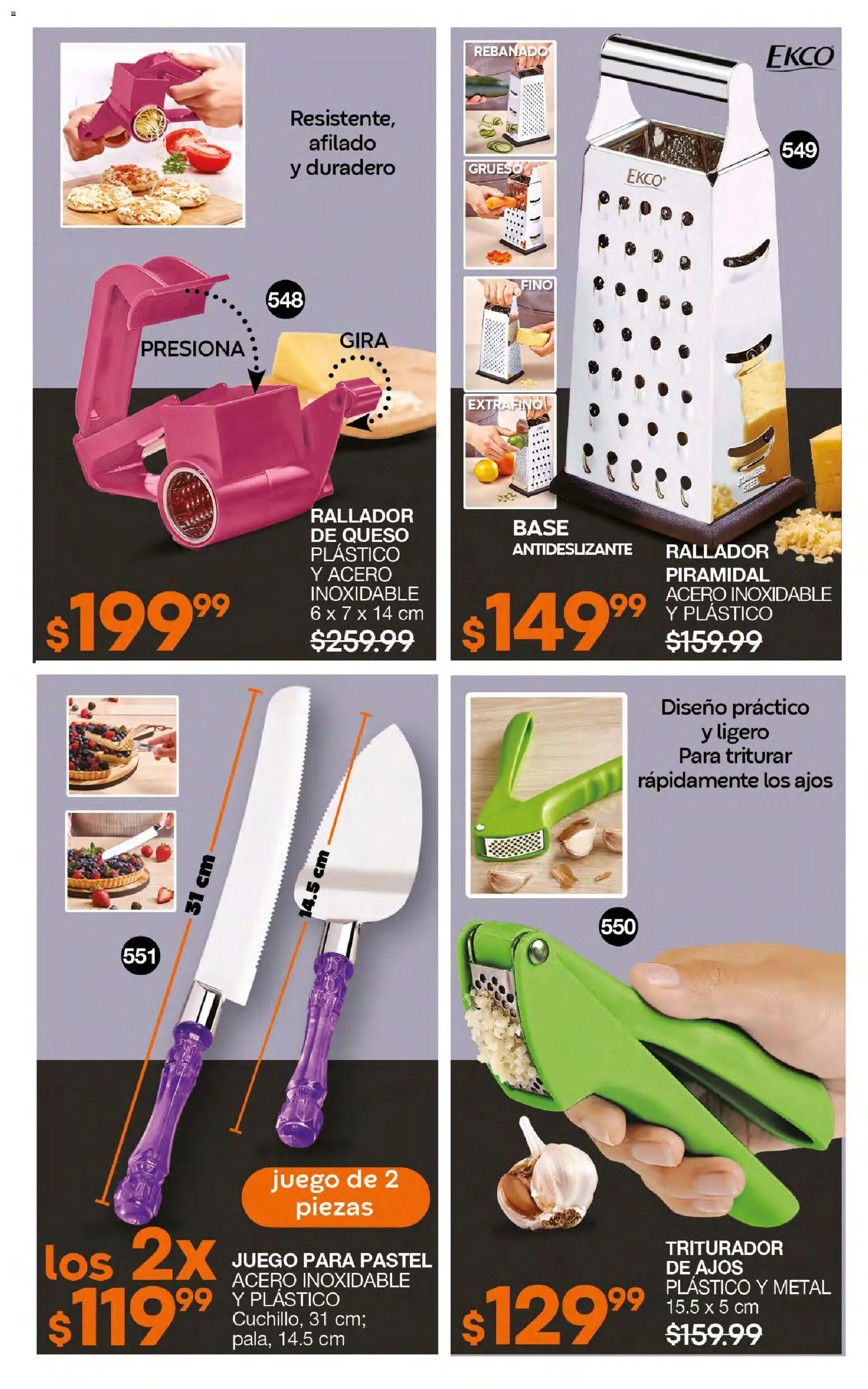 Vista previa las ofertas de la tienda Fuller - Campaña 23 2026 desde el 18/02/2026 - Juego, Pastel, Queso, Rallador