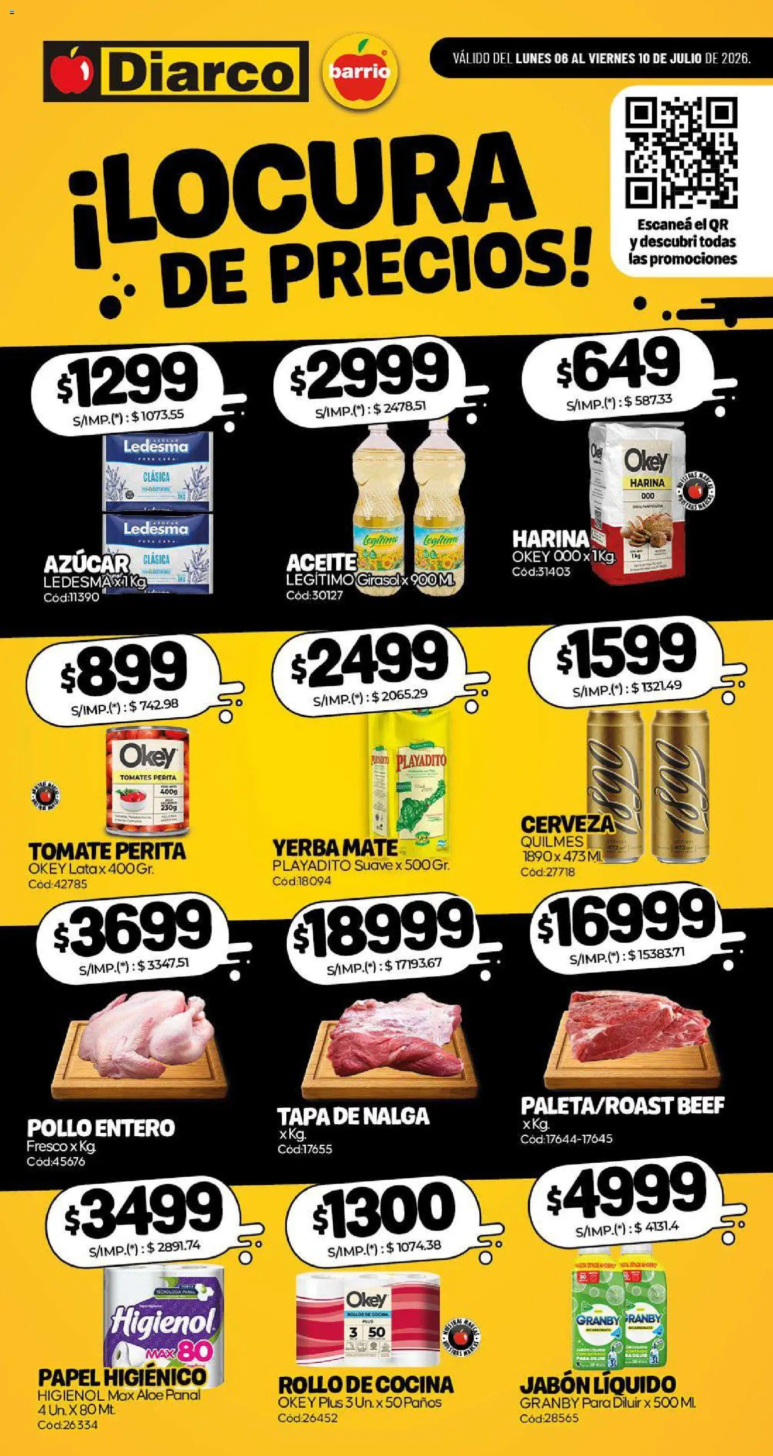 Vista previa del folleto de la tienda Diarco válido desde el 06/07/2026 