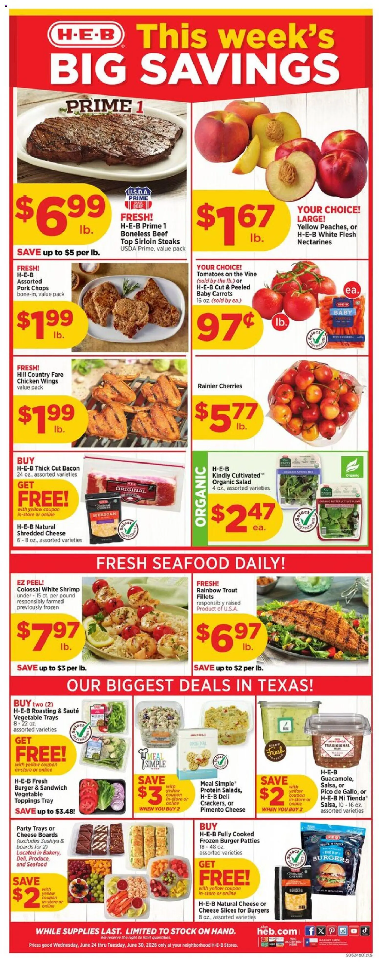 Ad Preview of H-E-B H-E-B Weekly Ad from 06/24/2026