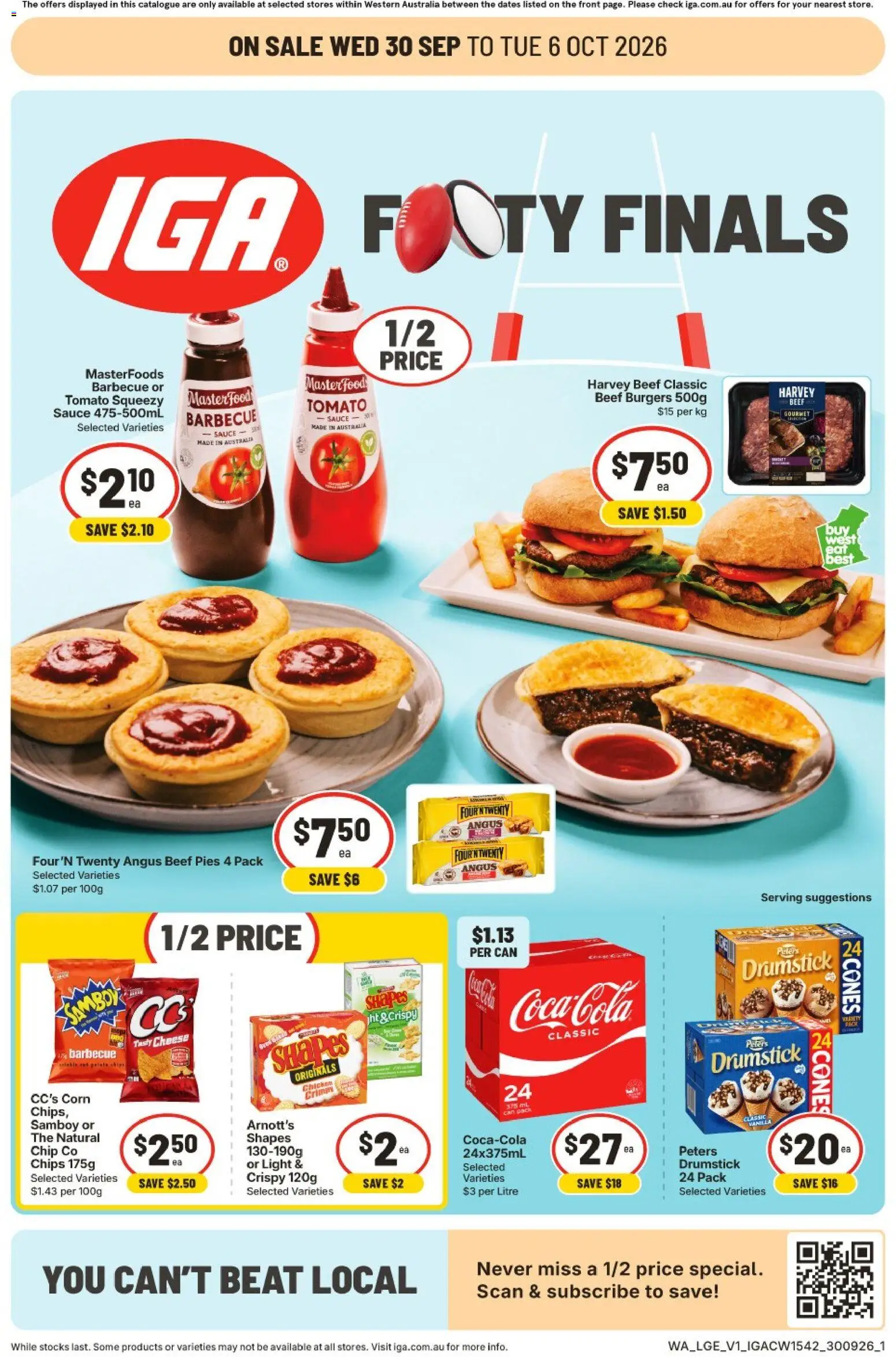 Preview of catalogue IGA catalogue Claremont from shop IGA valid 30/09/2026