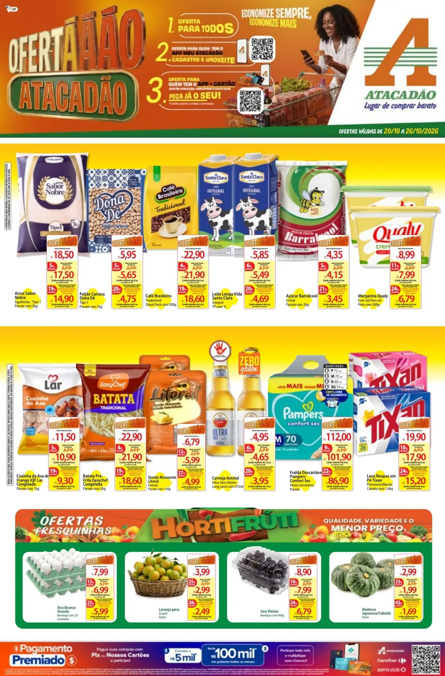 Pré-Visualização do folheto "Atacadão ofertas - MT" da loja Atacadão válido a partir de 20/10/2026