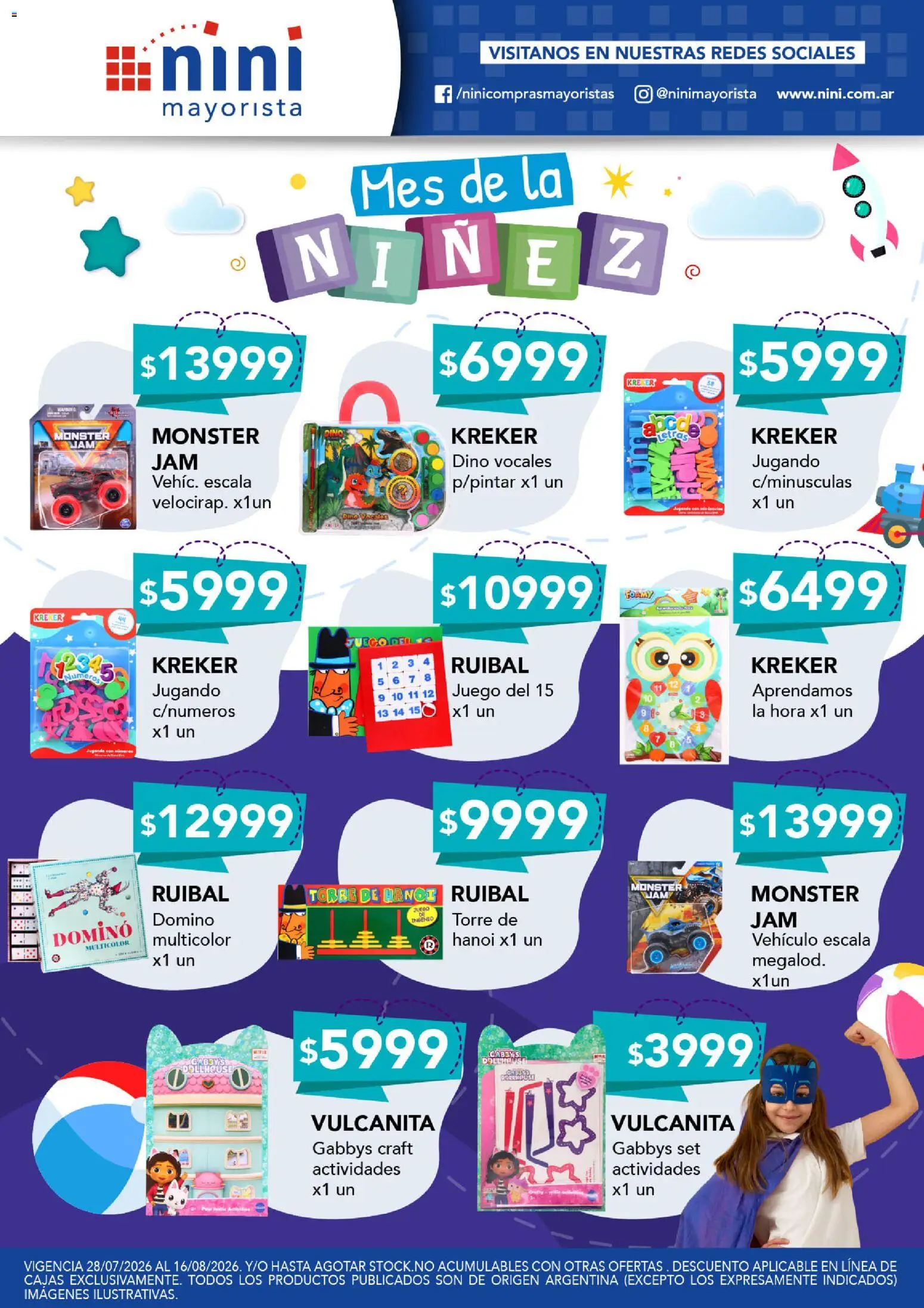 Vista previa del folleto de la tienda NINI Mayorista válido desde el 28/07/2026 