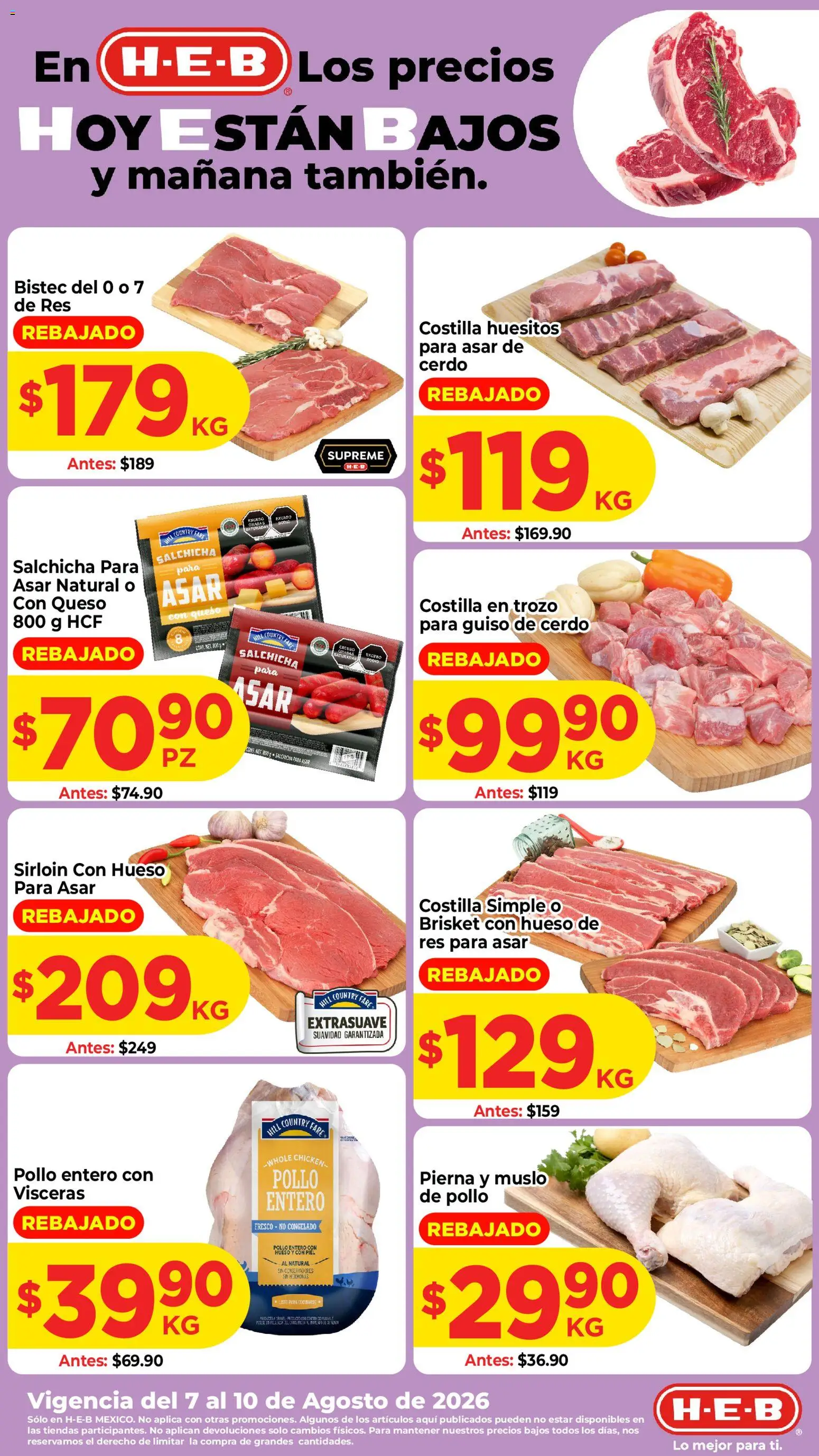 Vista previa las ofertas de la tienda H-E-B - H-E-B folleto desde el 07/08/2026 