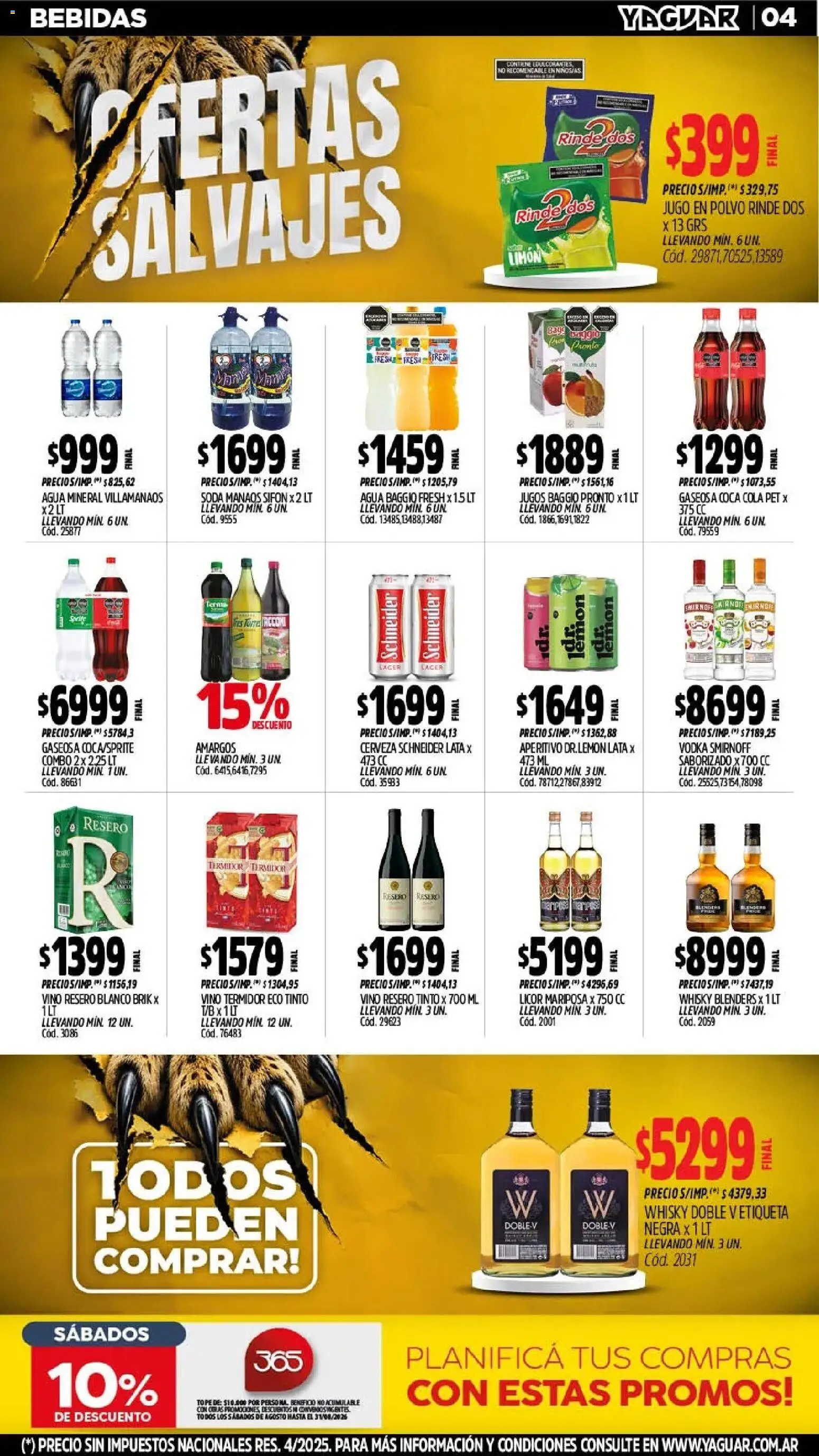 Vista previa del folleto de la tienda Yaguar válido desde el 03/08/2026 
