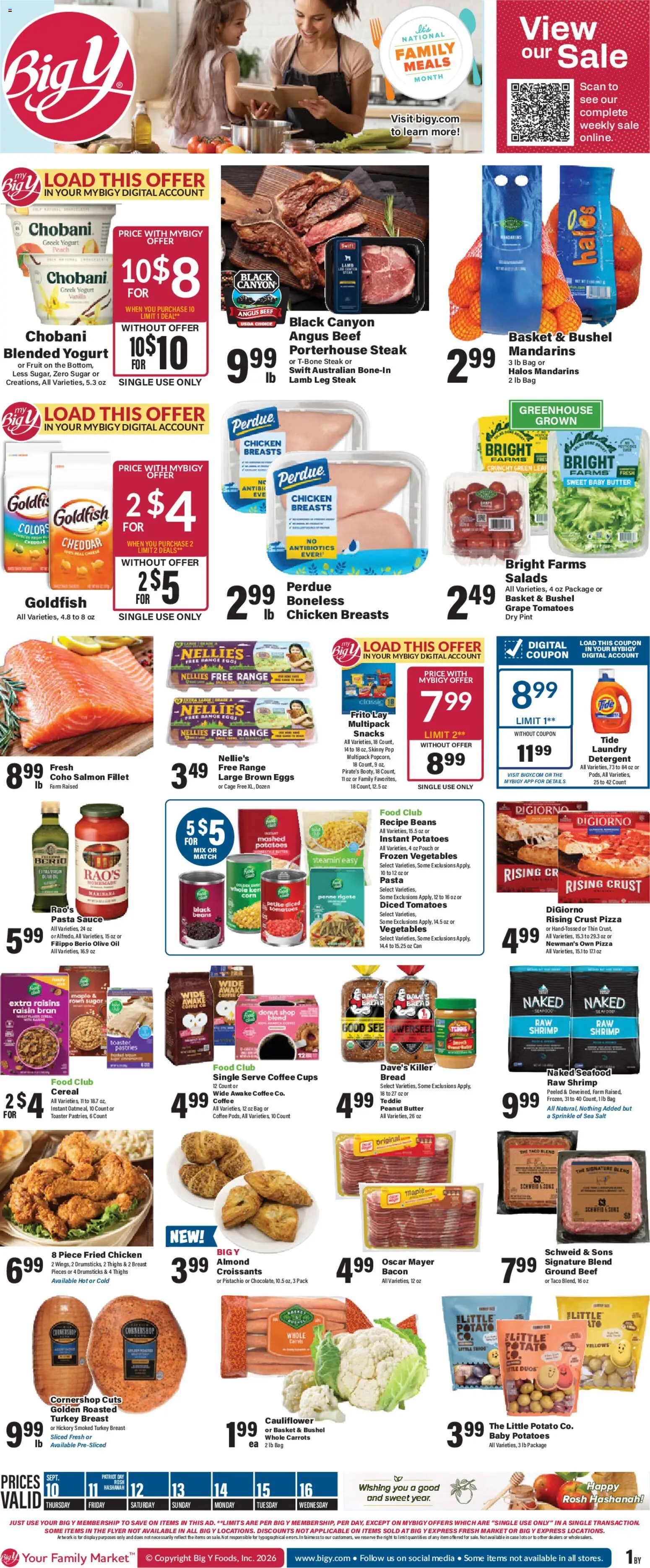 Ad Preview of Big Y Big Y Weekly Ad from 09/10/2026
