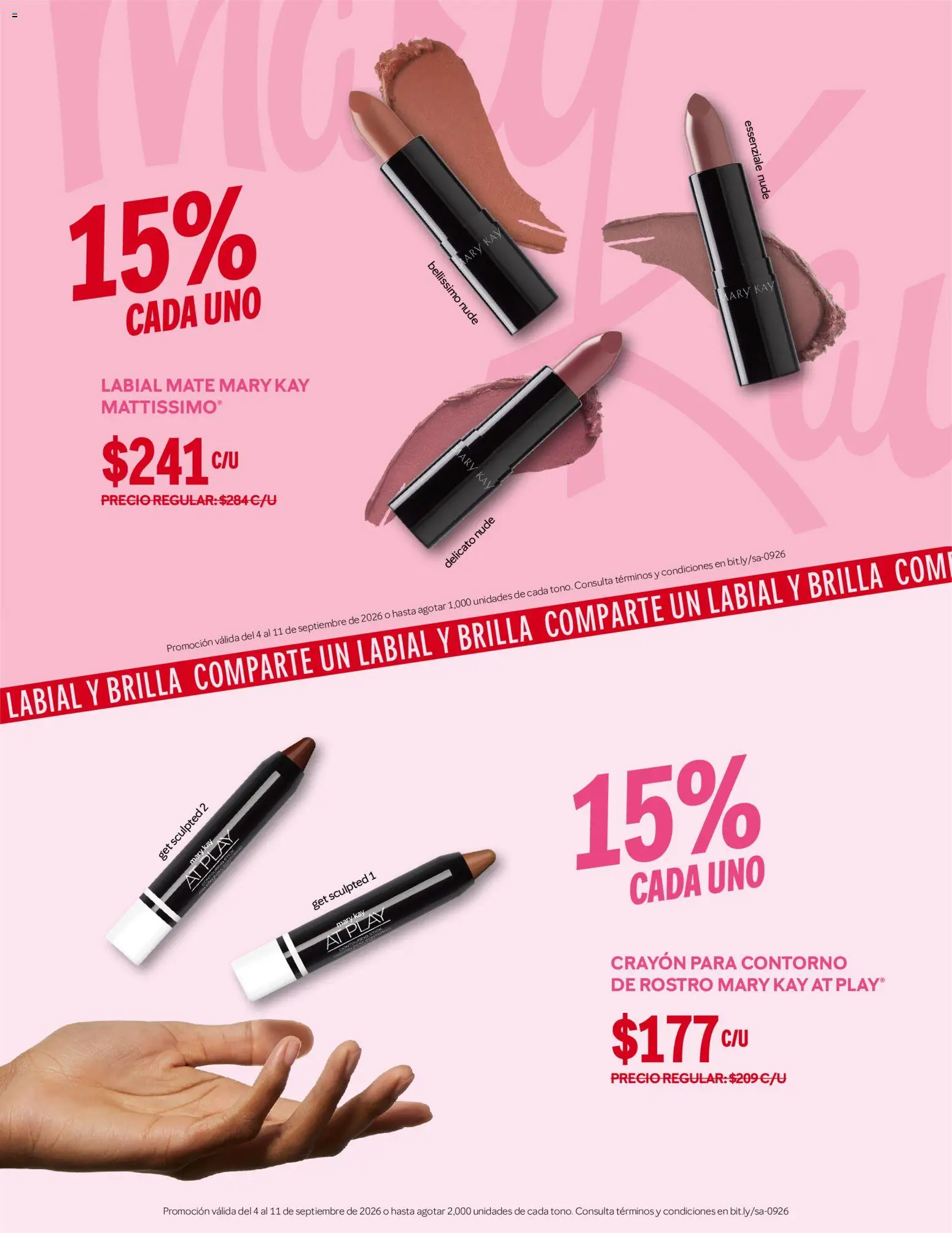 Vista previa las ofertas de la tienda Mary Kay - Catálogo Mary Kay Súper promociones desde el 04/09/2026 