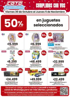 Vista previa del folleto de la tienda Coto válido desde el 30/10/2026 