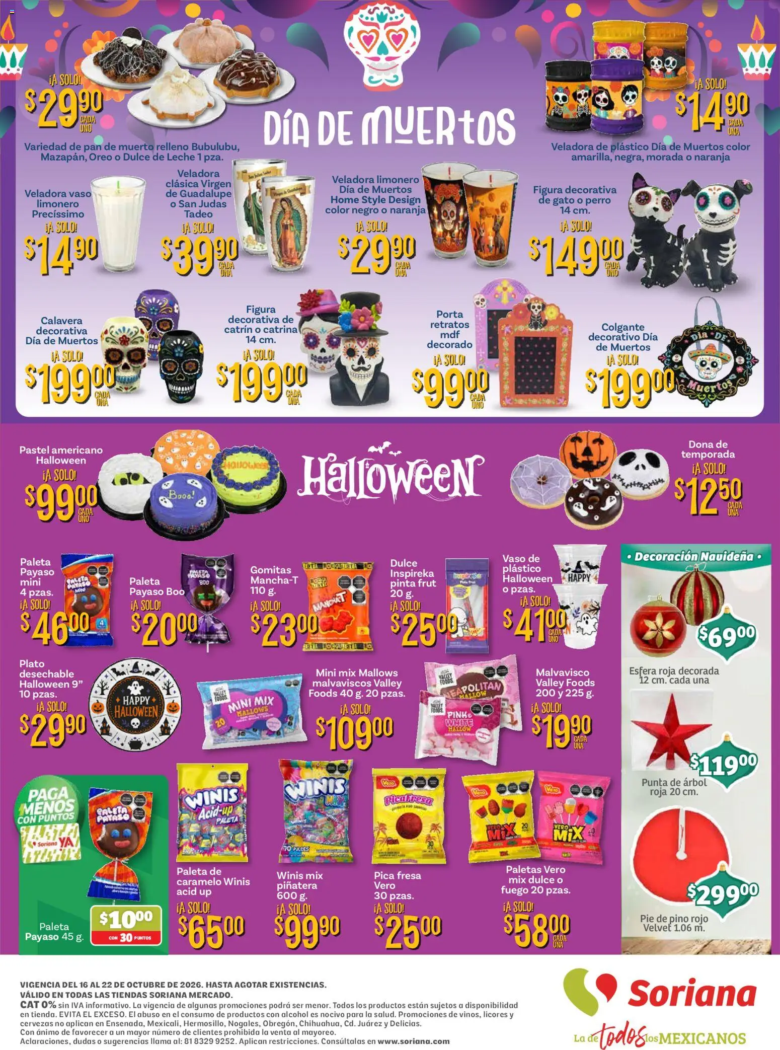 Vista previa las ofertas de la tienda Soriana - Soriana folleto Ahorro constante y sonante Mercado desde el 16/10/2026 