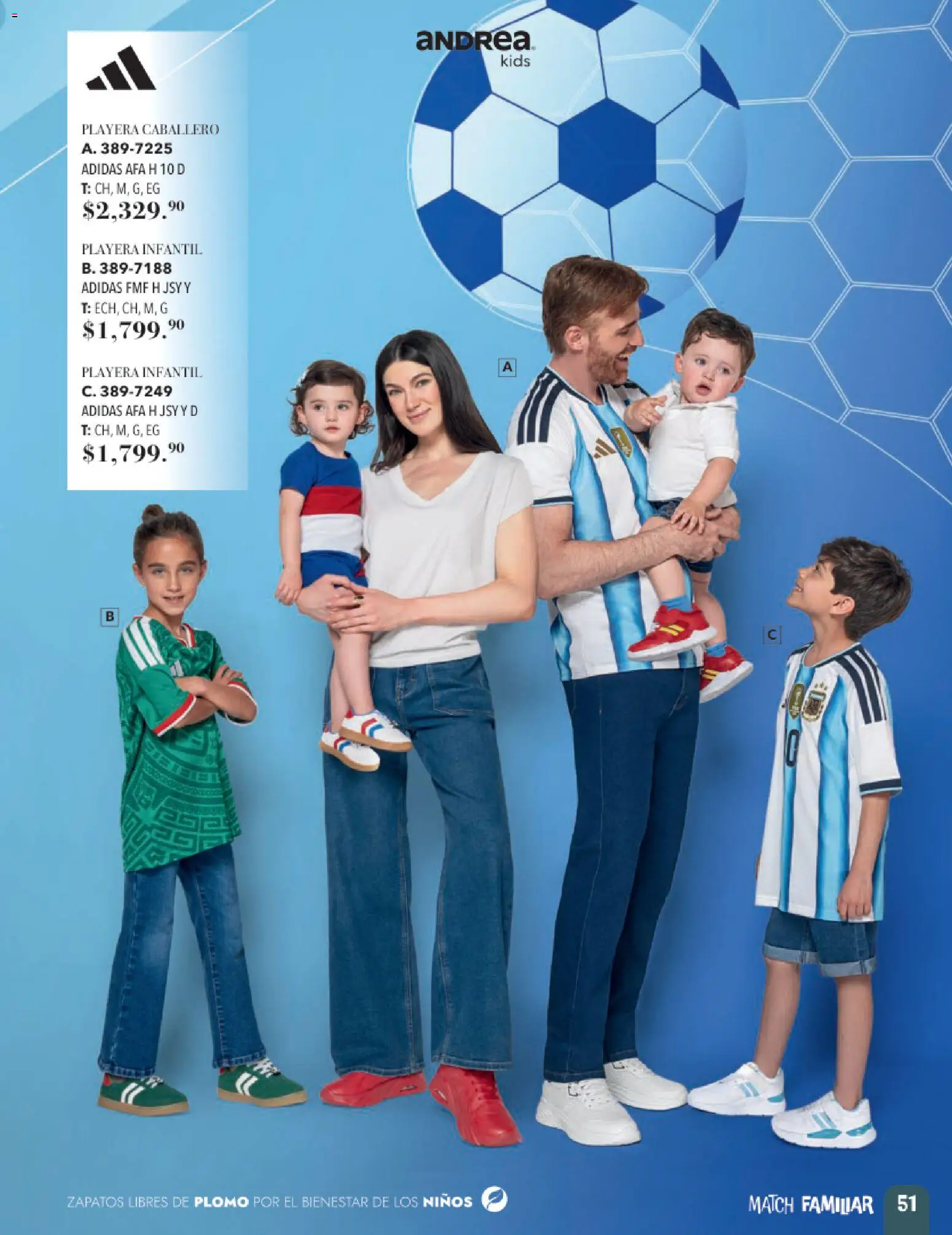 Vista previa las ofertas de la tienda Andrea - Andrea catálogo Infantil desde el 24/05/2026 - Zapatos, Playera
