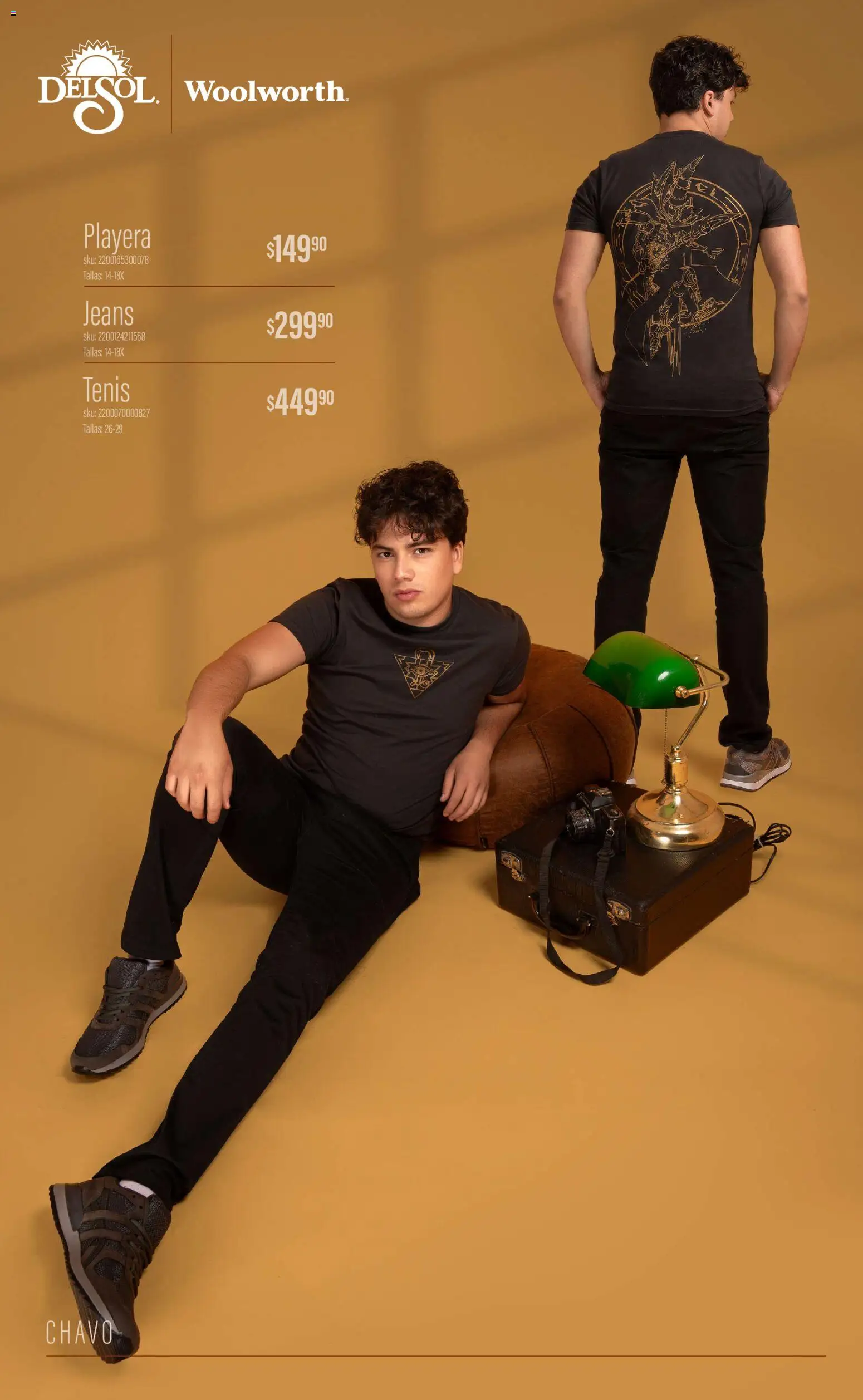 Vista previa las ofertas de la tienda Del Sol y Woolworth - Del Sol y Woolworth catálogo Luce el Otoño desde el 01/10/2026 - Tenis, Playera