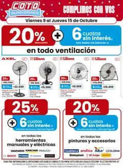Vista previa del folleto de la tienda Coto válido desde el 09/10/2026 
