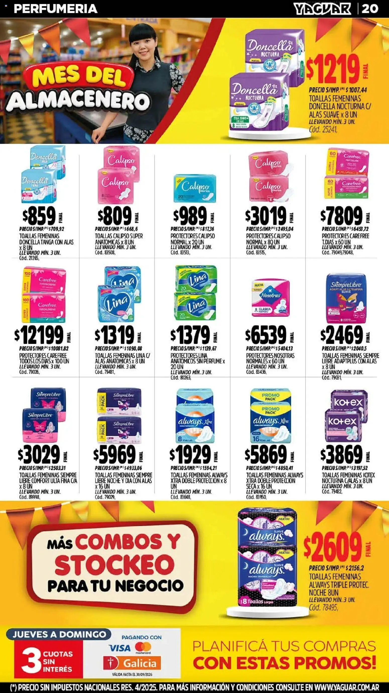 Vista previa del folleto de la tienda Yaguar válido desde el 28/09/2026 - Perfume, Toallas