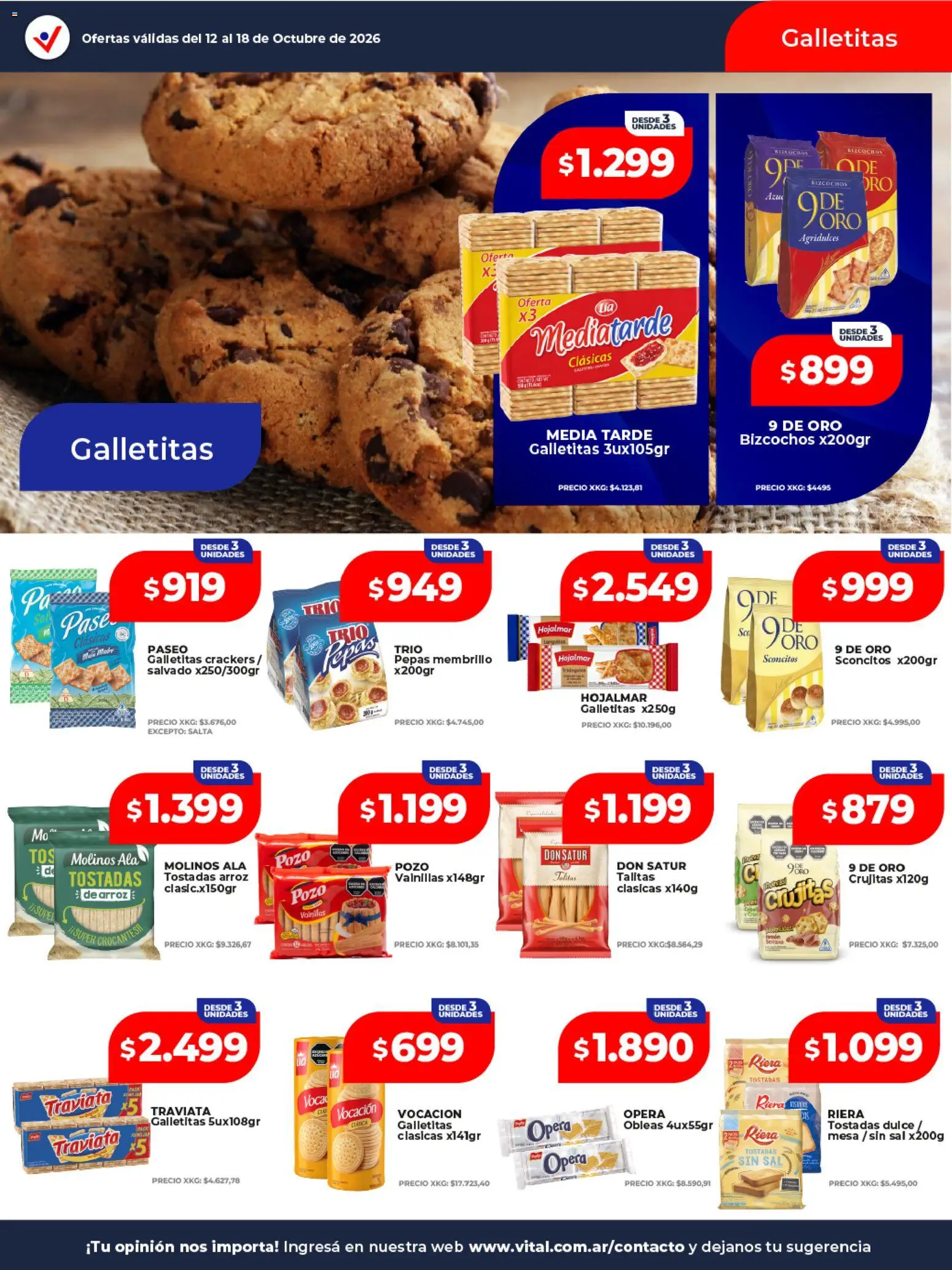Vista previa del folleto de la tienda Vital válido desde el 12/10/2026 