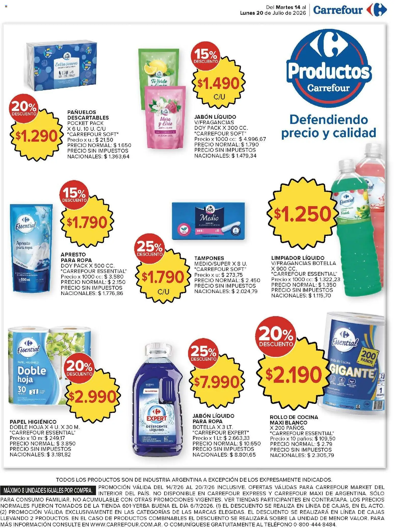 Vista previa del folleto de la tienda Carrefour válido desde el 14/07/2026 