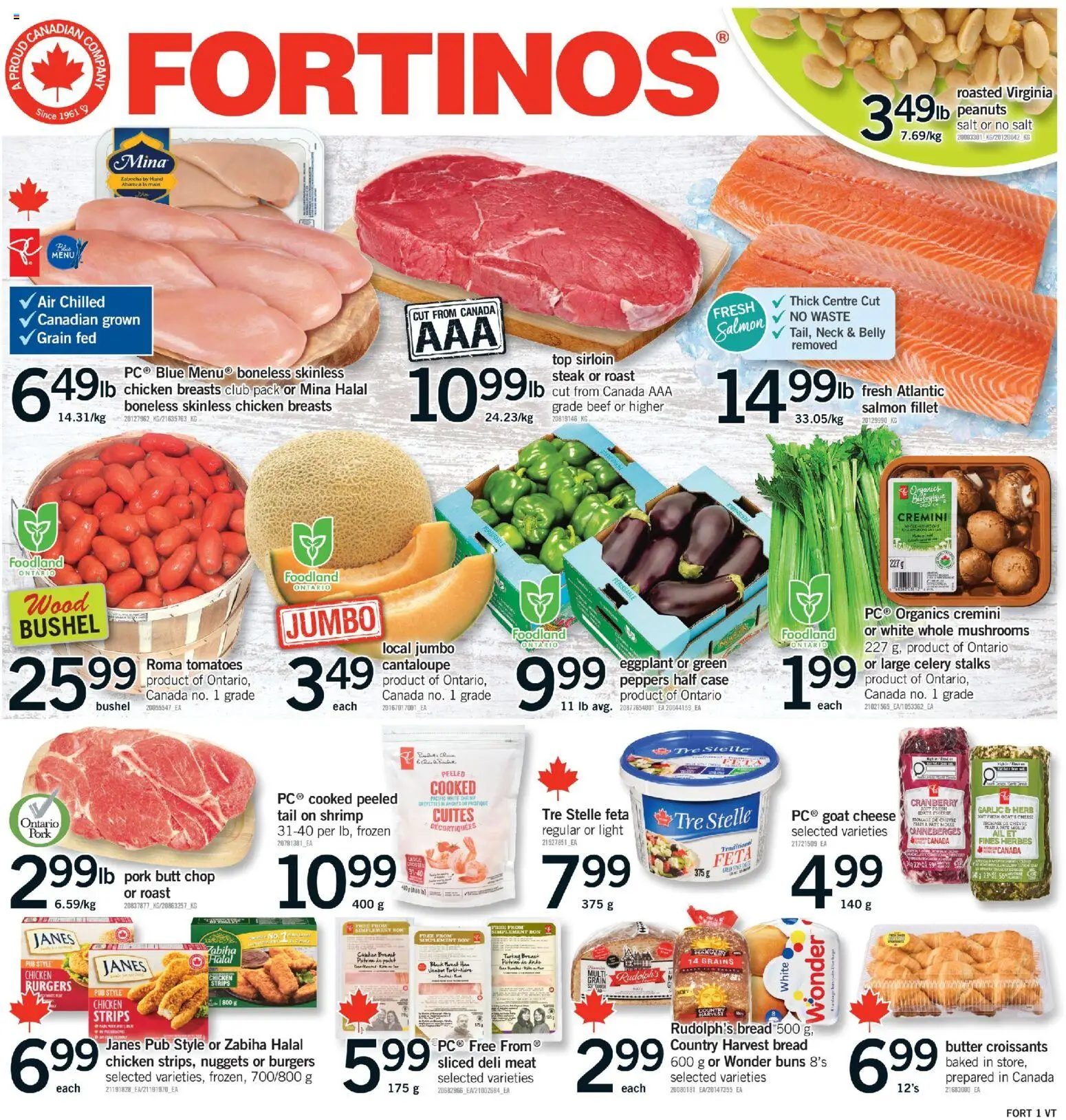 Preview of leaflet Fortinos weekly flyer / circulaire from shop Fortinos is valid from Aug 13, 2026