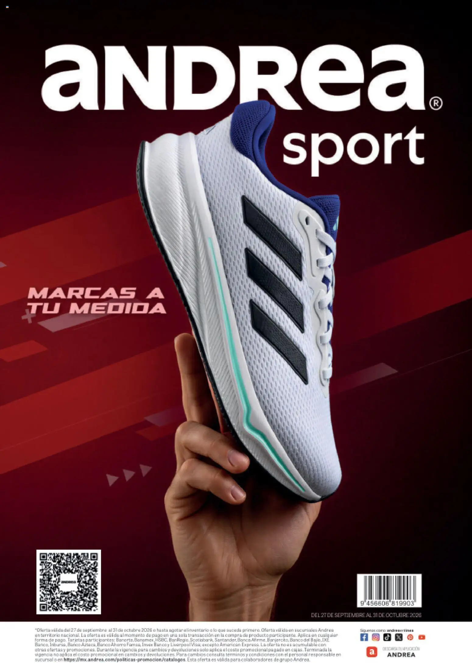Vista previa las ofertas de la tienda Andrea - Andrea catálogo Lo mejor de marcas desde el 27/09/2026 - Banco