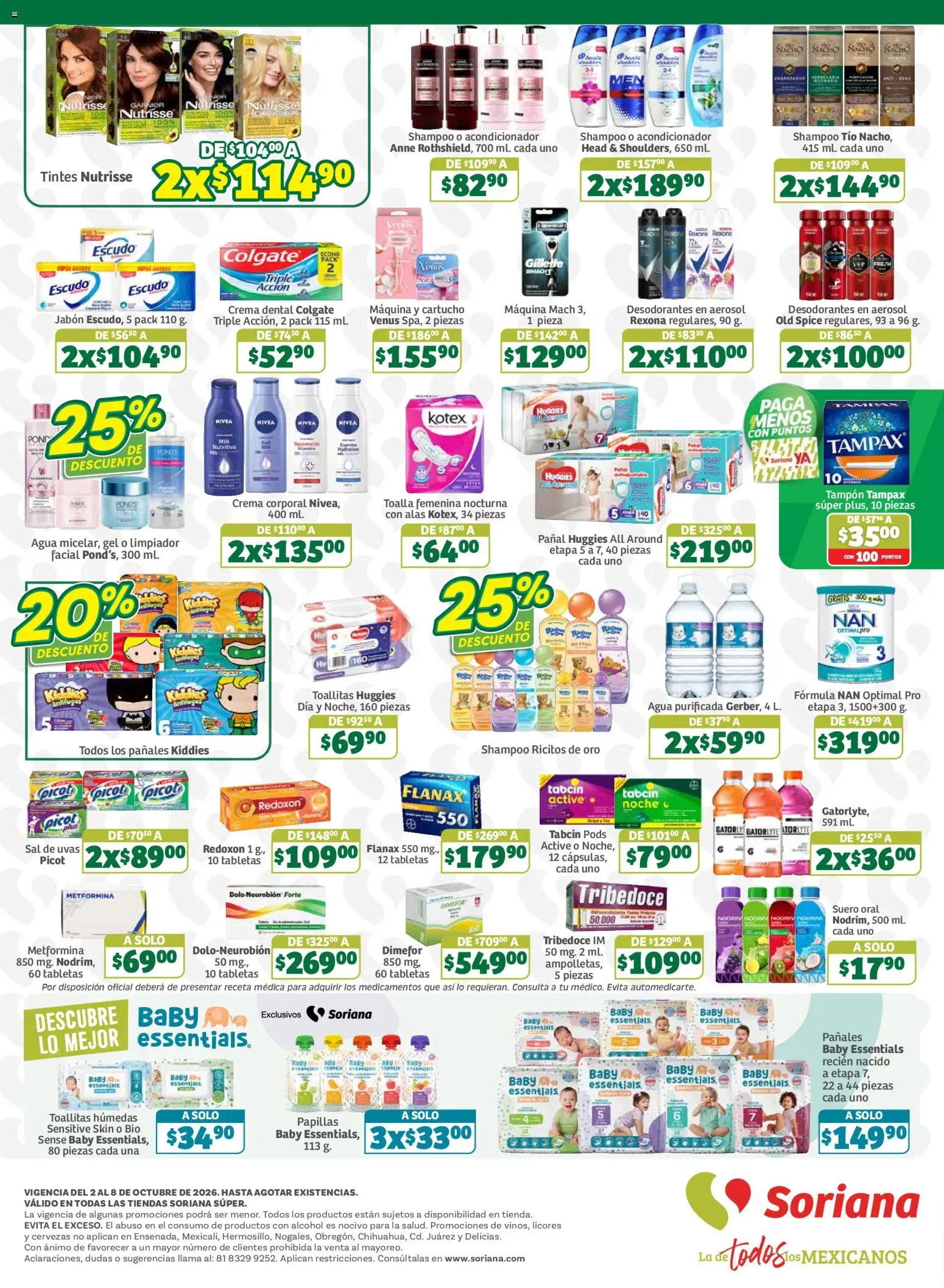 Vista previa las ofertas de la tienda Soriana - Soriana Súper - En México Oferta se dice Soriana desde el 02/10/2026 