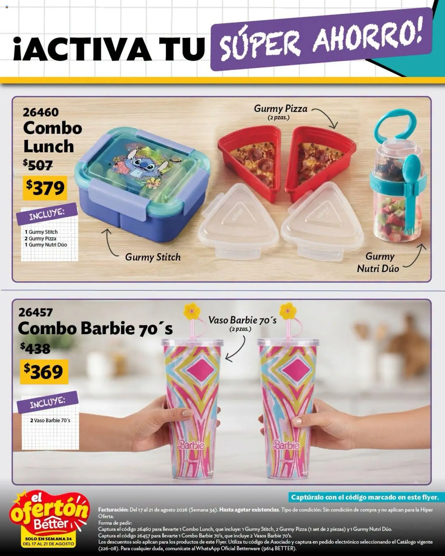 Vista previa las ofertas de la tienda Betterware - Betterware catálogo El Ofertón desde el 17/08/2026 
