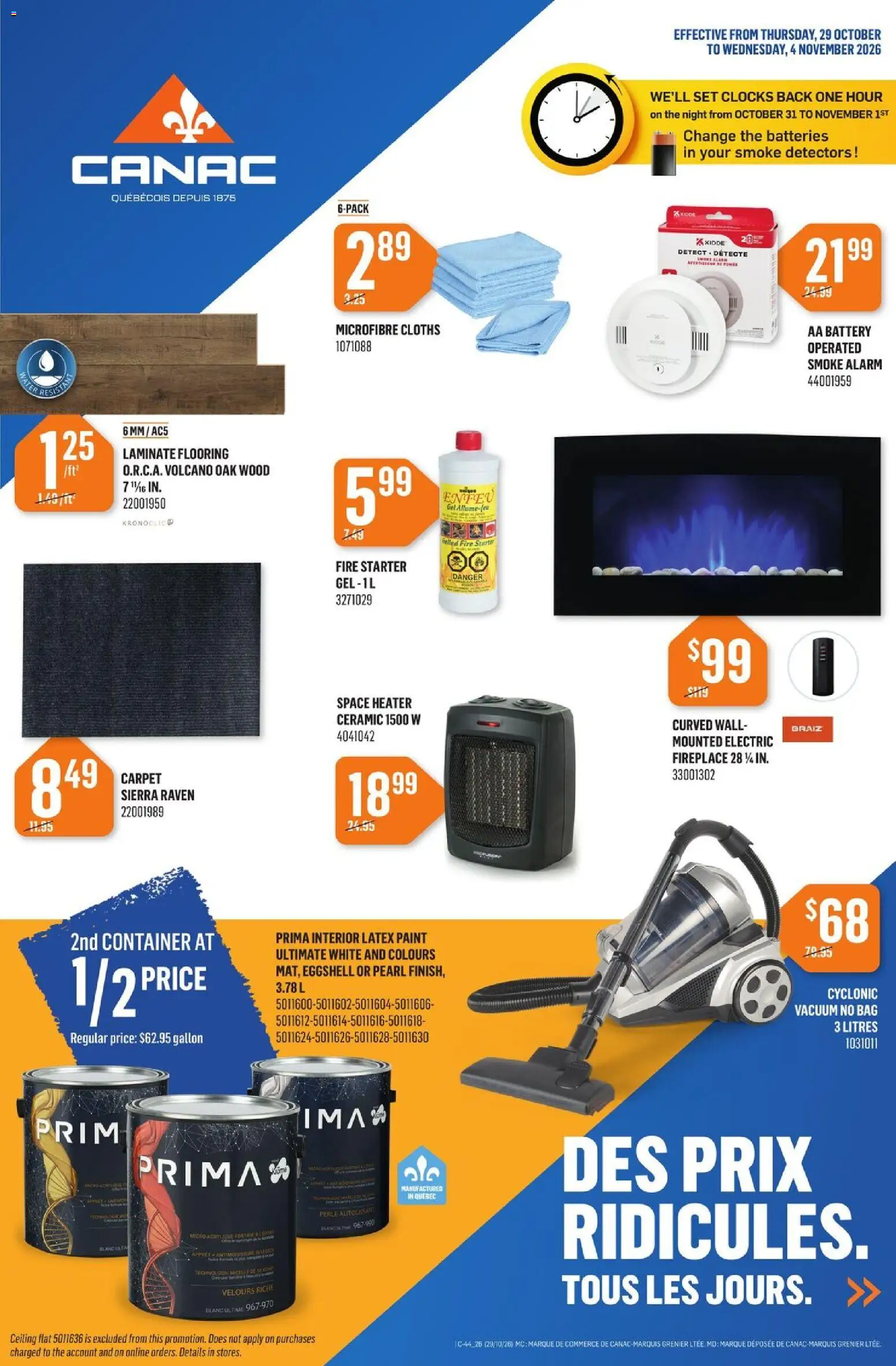 Preview of leaflet Canac weekly flyer from shop Canac is valid from Oct 29, 2026