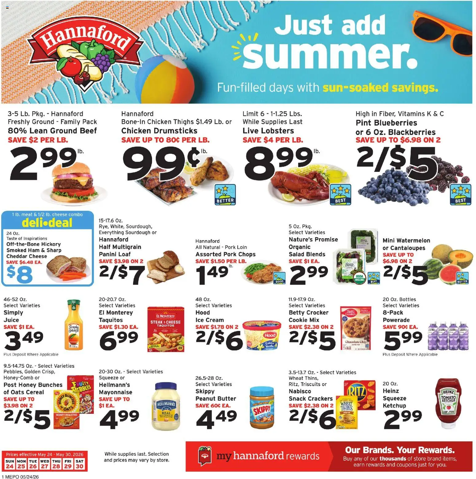 Ad Preview of Hannaford Hannaford Weekly Ad from 05/24/2026