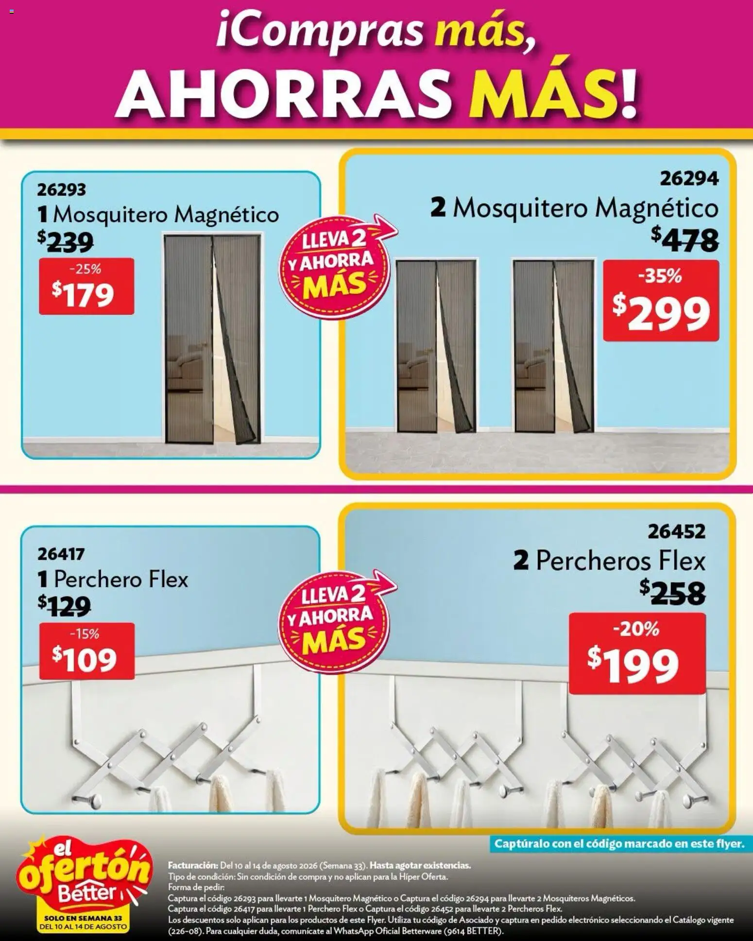 Vista previa las ofertas de la tienda Betterware - Betterware catálogo El Ofertón desde el 10/08/2026 