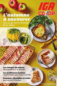 Preview of leaflet IGA circulaire - Brochure thématique from shop IGA is valid from Sep 24, 2026
