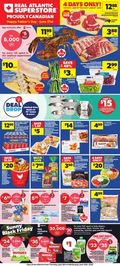 Un aperçu du dépliant Atlantic Superstore weekly flyer / circulaire du magasin Atlantic Superstore est valide à partir 18 juin 2026