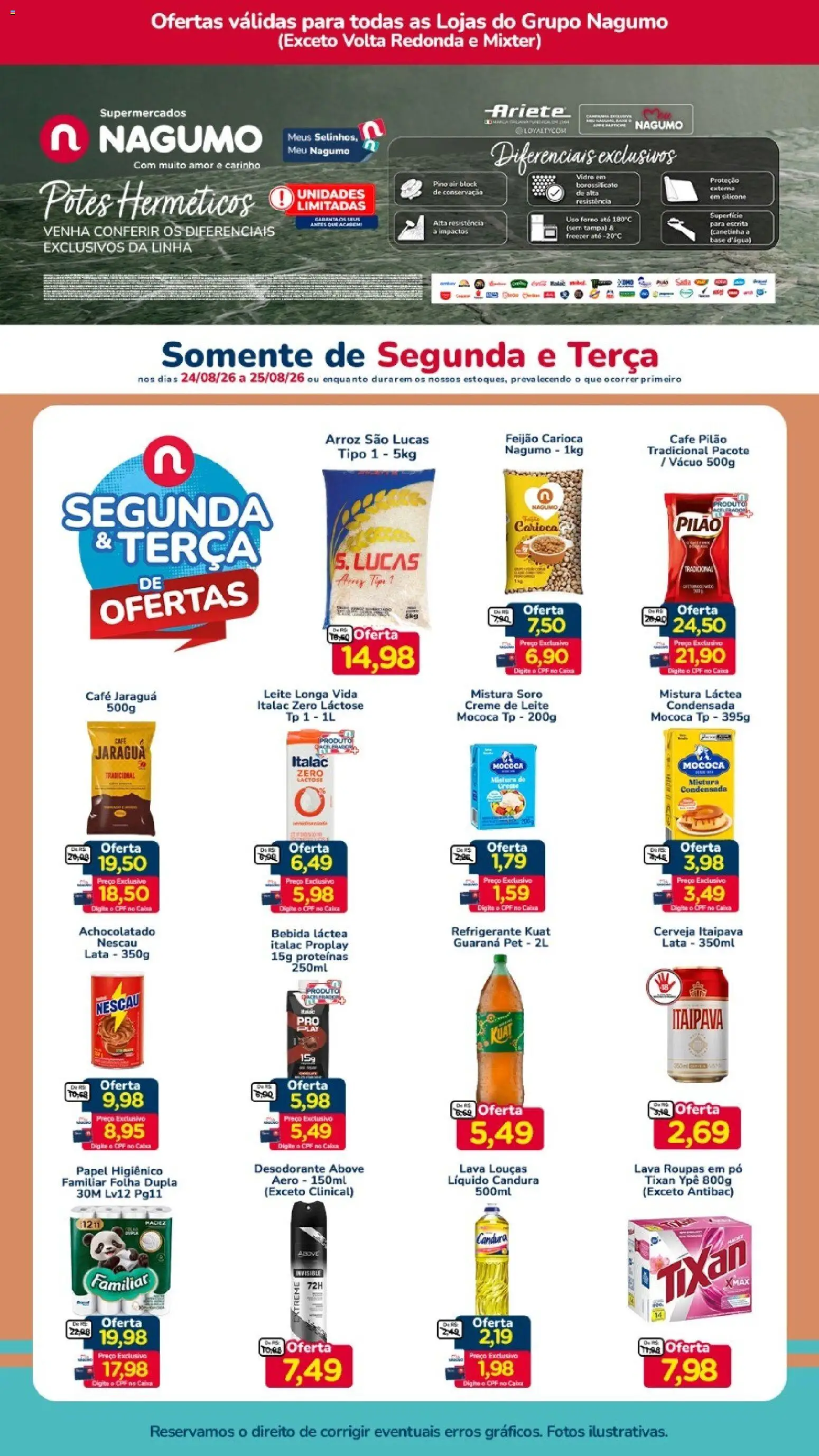 Ofertas Nagumo ofertas Segunda e Terça até 25/08/2026. - Página 1