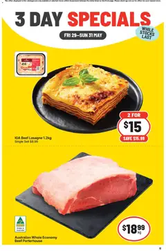 Preview of catalogue IGA catalogue 3 day special QLD from shop IGA valid 29/05/2026