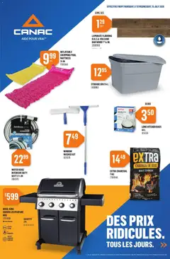 Un aperçu du dépliant Canac weekly flyer du magasin Canac est valide à partir 9 juill. 2026