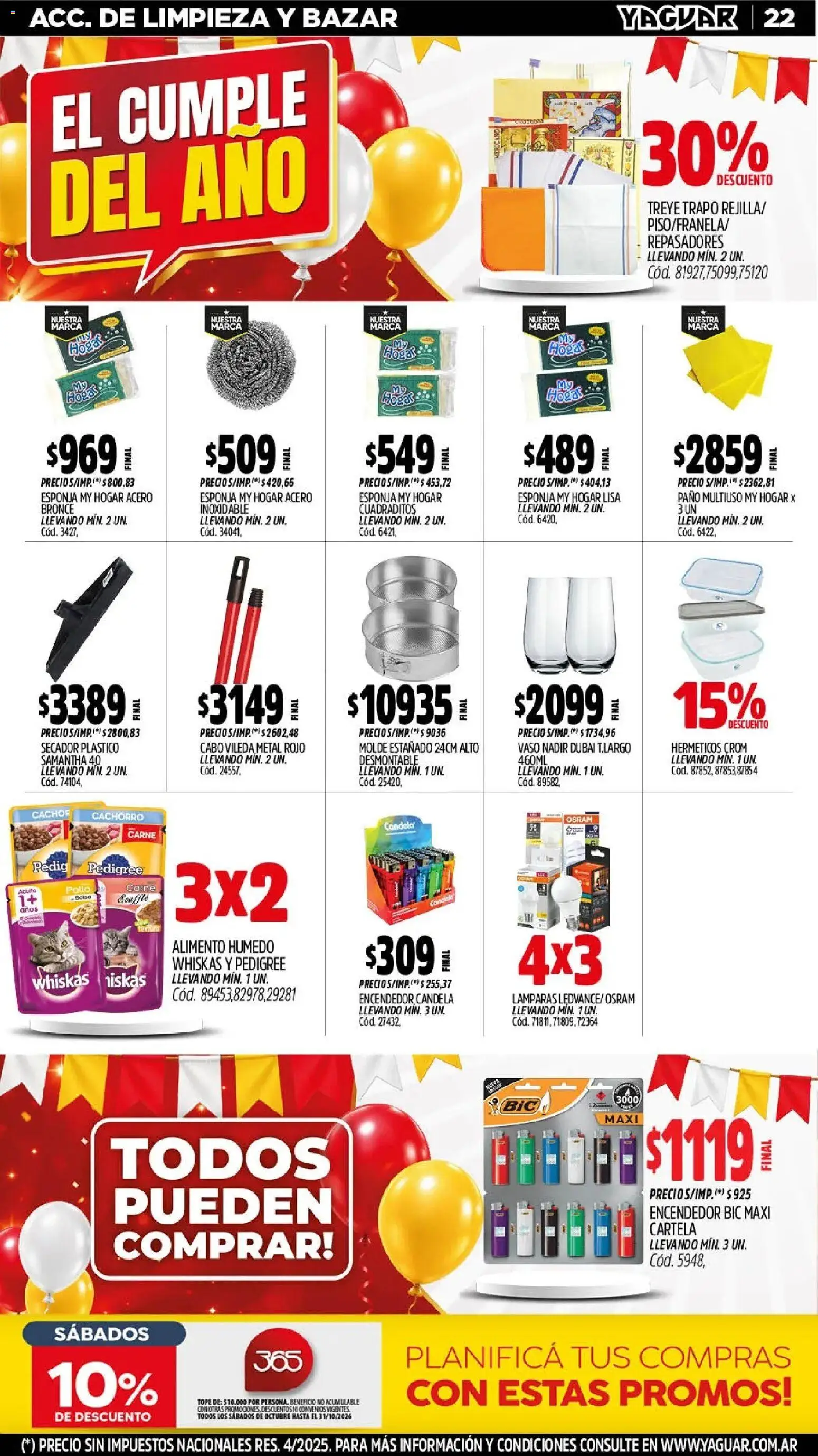 Vista previa del folleto de la tienda Yaguar válido desde el 12/10/2026 