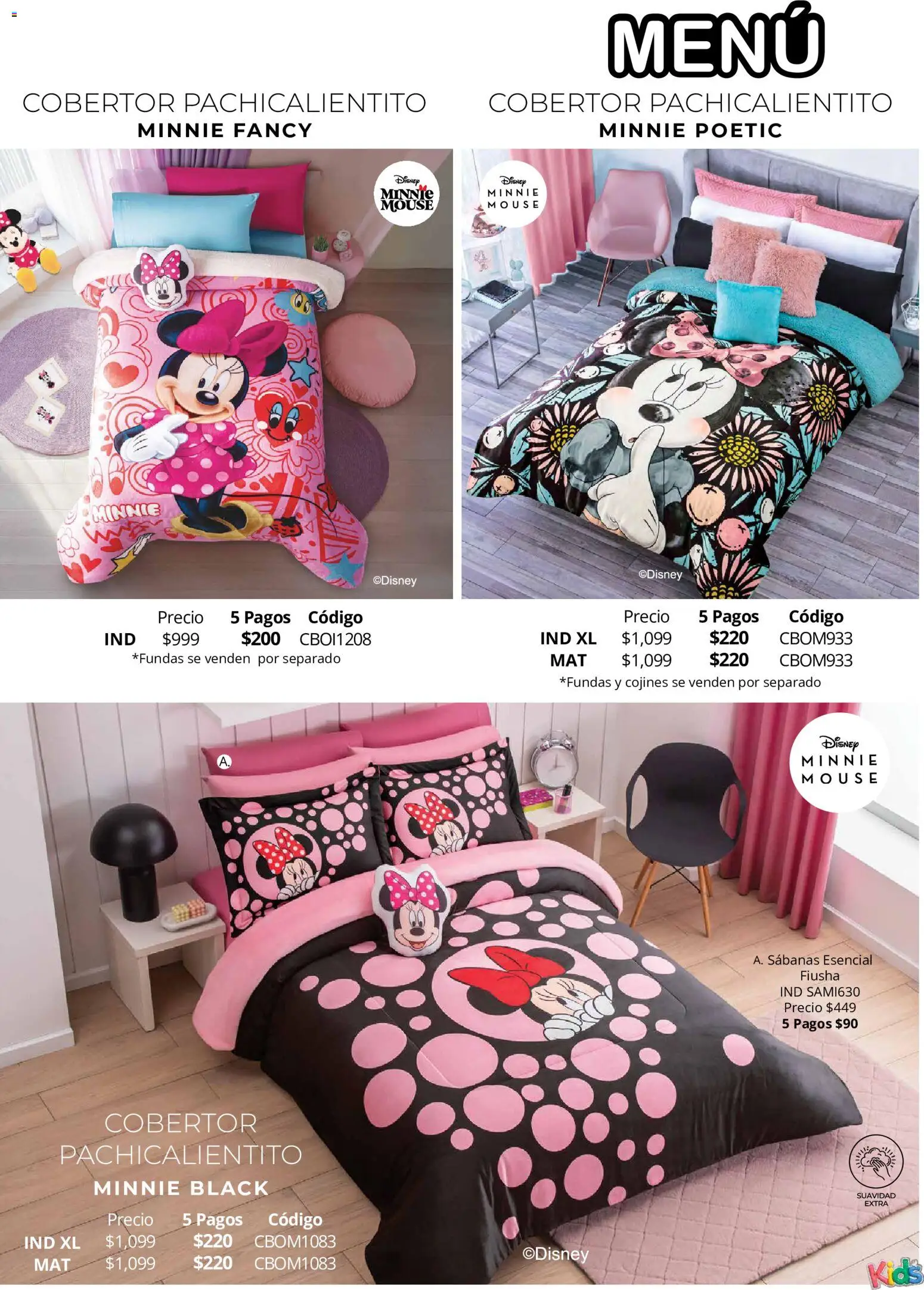 Vista previa las ofertas de la tienda Colchas Concord - Colchas Concord catálogo Colección Infantil desde el 01/08/2026 - Mouse, Sabanas, Cobertor
