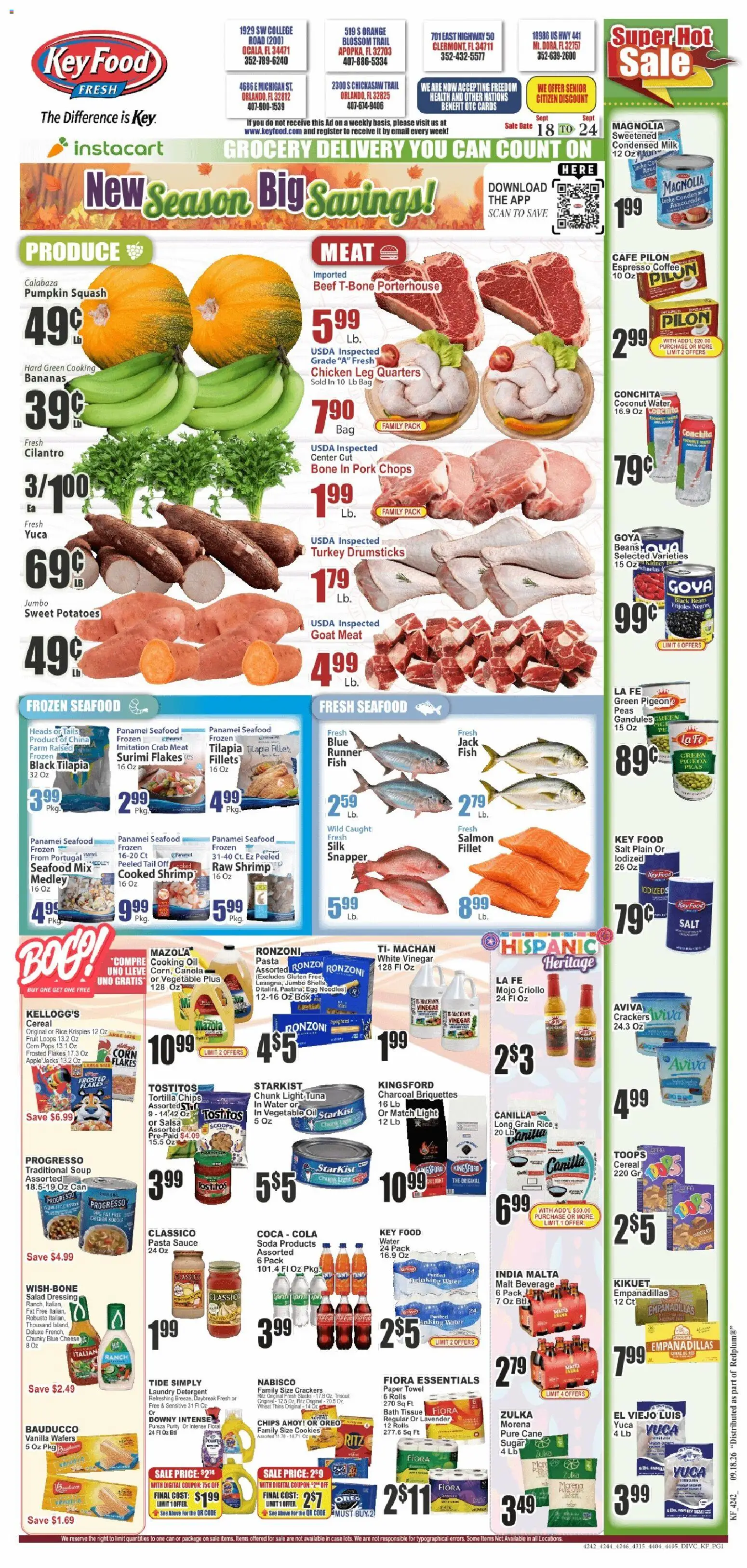 Ad Preview of Key Food Key Food Weekly Ad from 09/18/2026