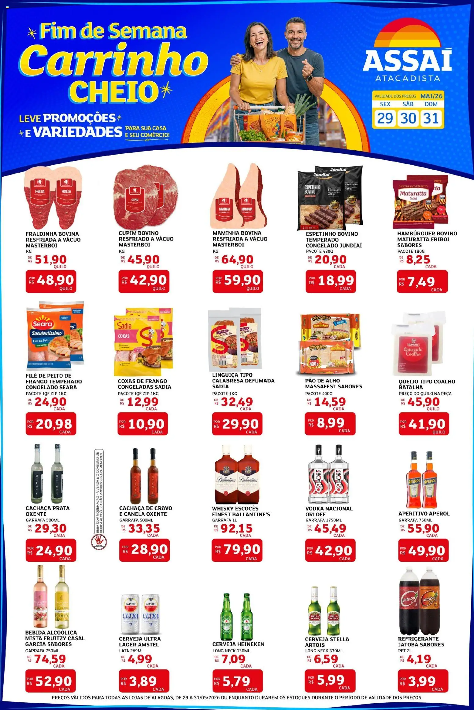 Pré-Visualização do folheto "Assaí Atacadista ofertas - AL" da loja Assaí Atacadista válido a partir de 29/05/2026