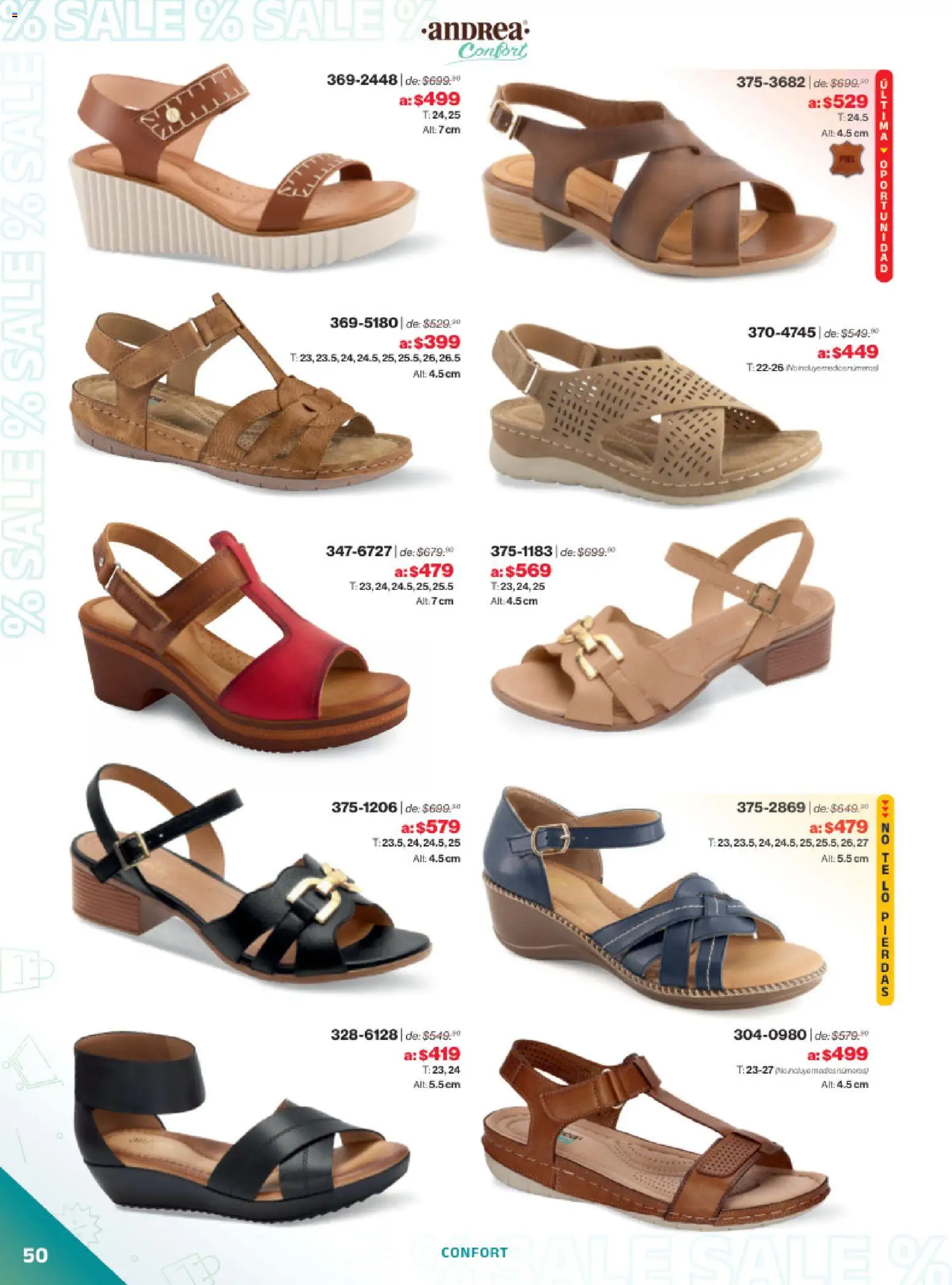 Vista previa las ofertas de la tienda Andrea - Catálogo Outlet desde el 21/12/2025 