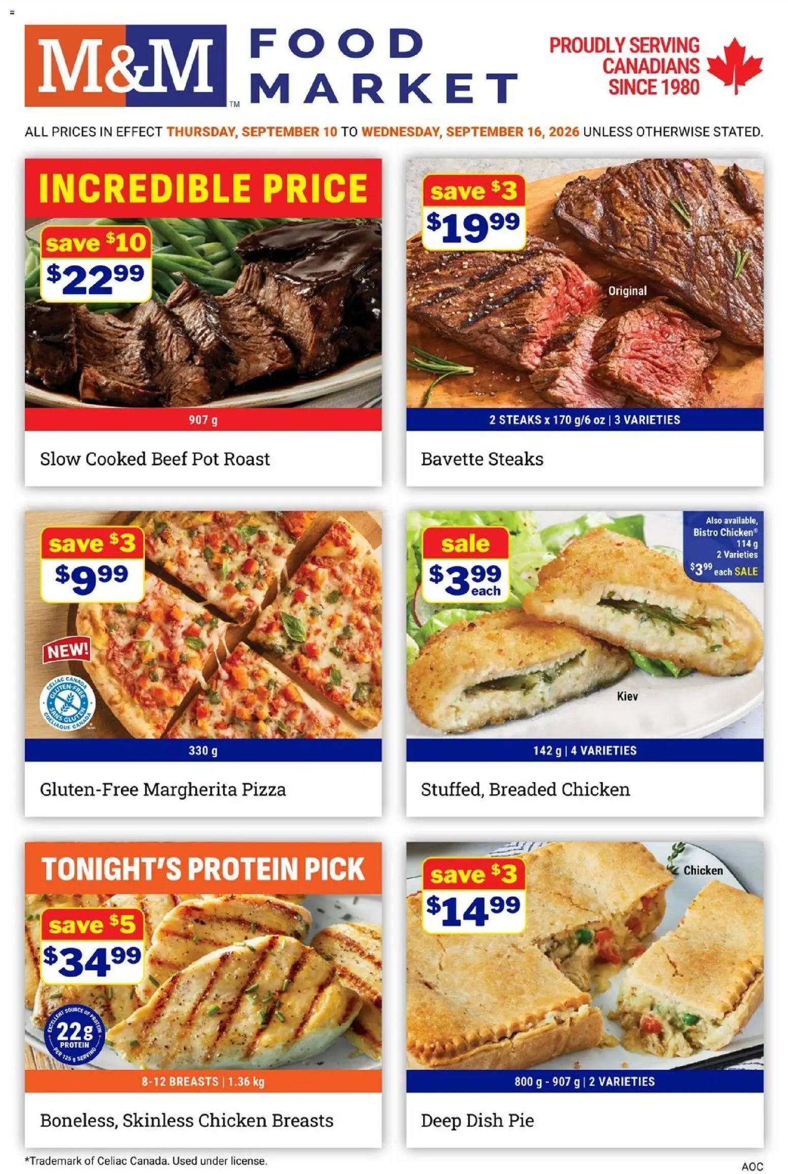 Preview of leaflet M&M Food Market weekly flyer / circulaire from shop M&M Food Market is valid from Sep 10, 2026