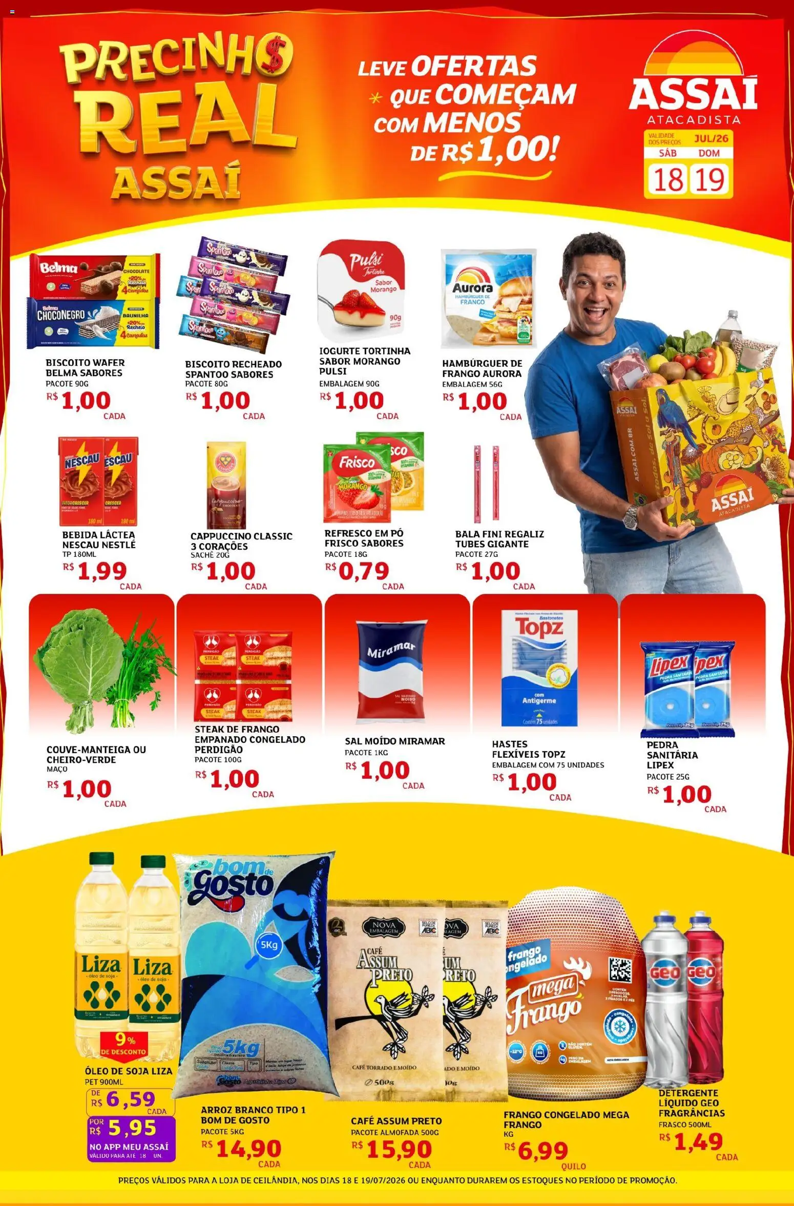 Pré-Visualização do folheto "Assaí Atacadista ofertas - DF" da loja Assaí Atacadista válido a partir de 18/07/2026