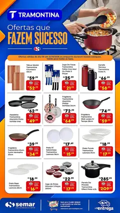 Pré-Visualização do folheto "Semar Supermercado ofertas Tramontina" da loja Semar Supermercado válido a partir de 09/10/2026