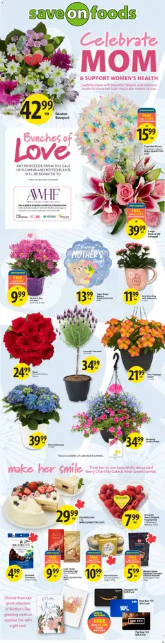 Un aperçu du dépliant Save on foods weekly flyer / circulaire du magasin Save on foods est valide à partir 7 mai 2026