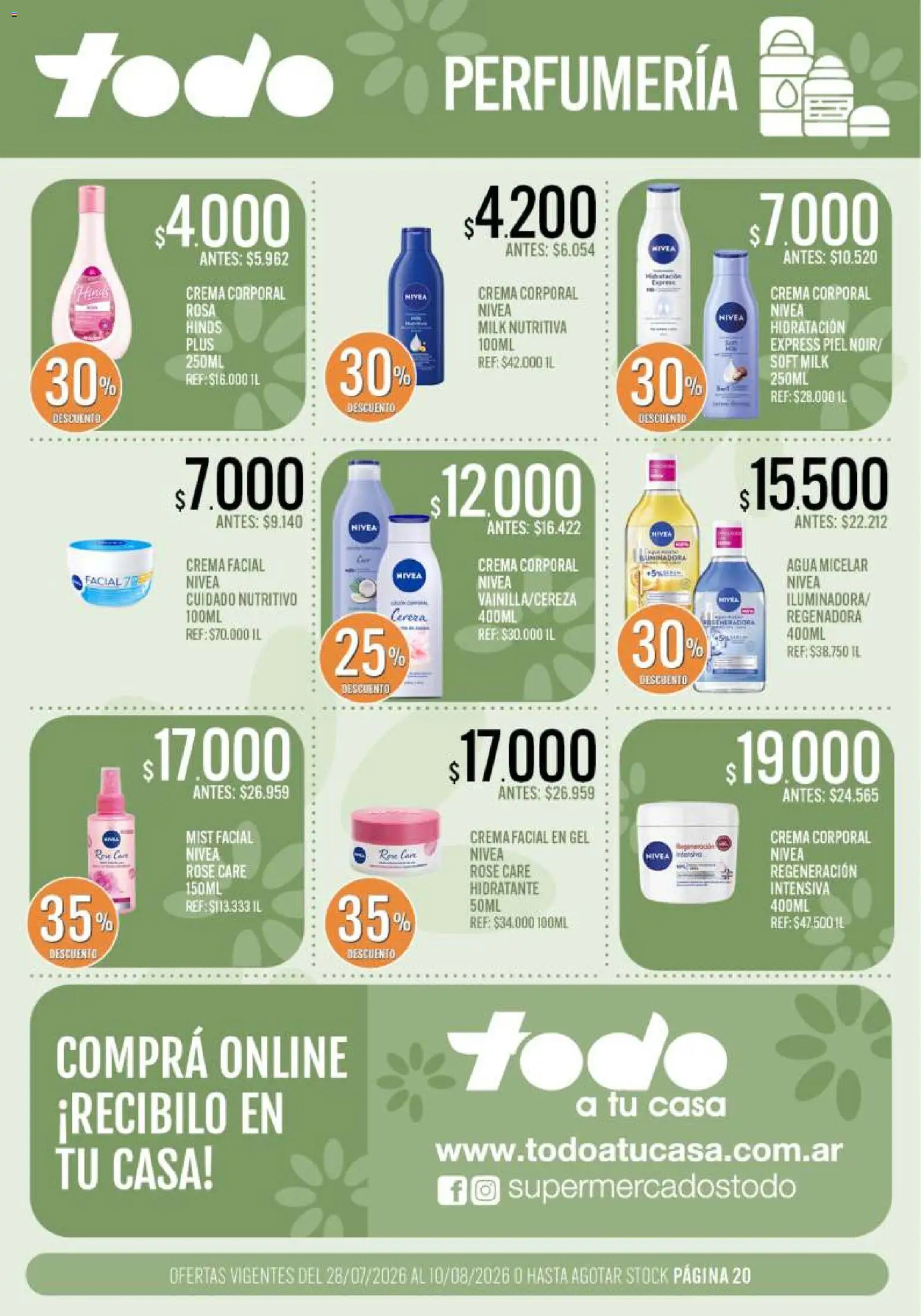 Vista previa del folleto de la tienda Supermercados TODO válido desde el 28/07/2026 