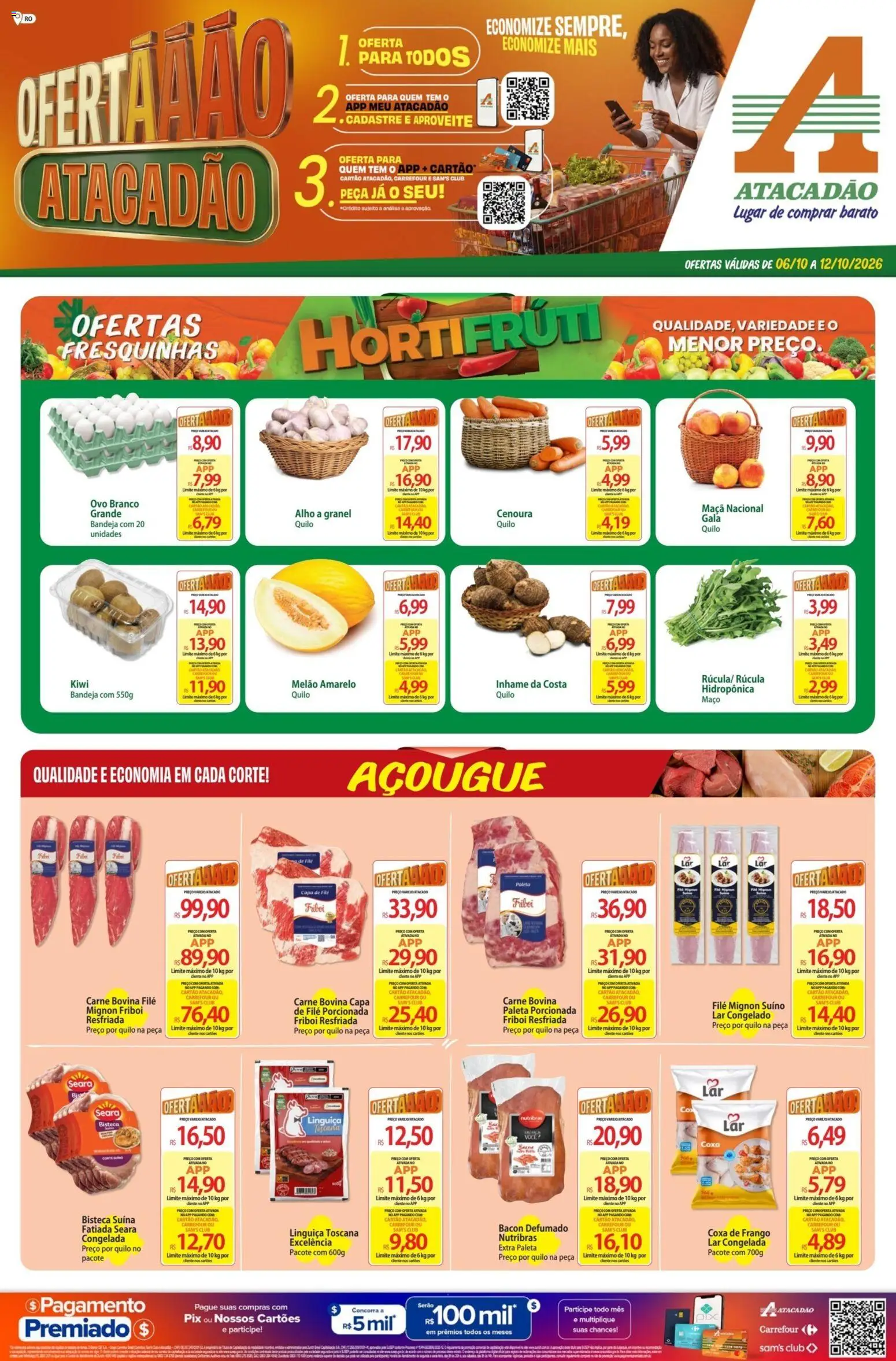Pré-Visualização do folheto "Atacadão ofertas - RO" da loja Atacadão válido a partir de 06/10/2026
