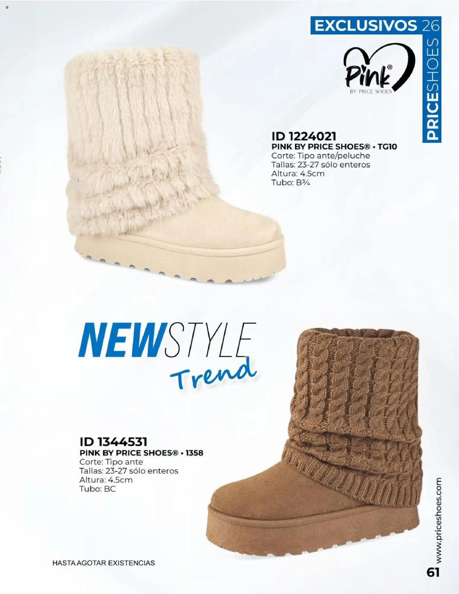 Vista previa las ofertas de la tienda Price Shoes - Price Shoes catálogo Exclusivos desde el 01/10/2026 