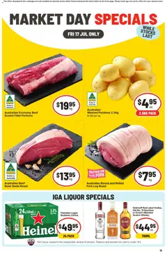 Preview of catalogue IGA Market Day Specials VIC from shop IGA valid 17/07/2026