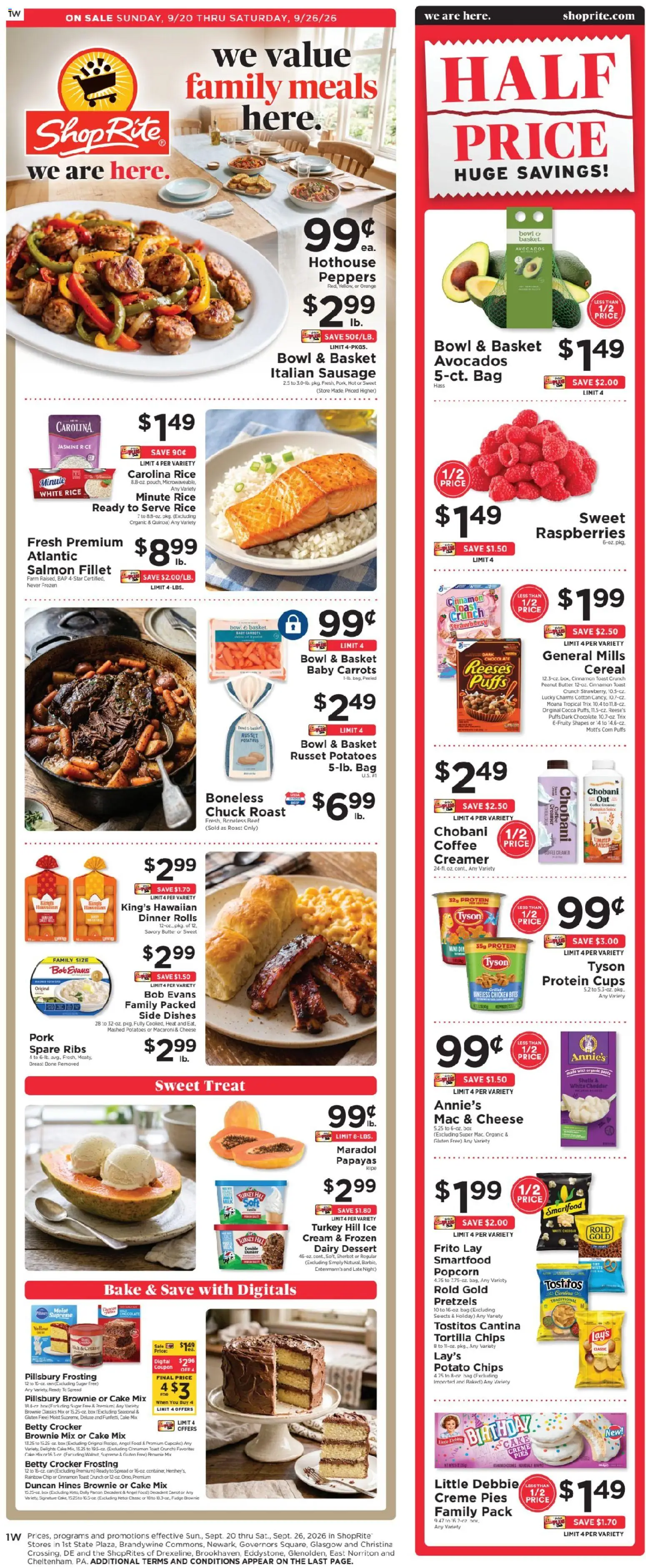 Ad Preview of ShopRite ShopRite Weekly Ad from 09/20/2026