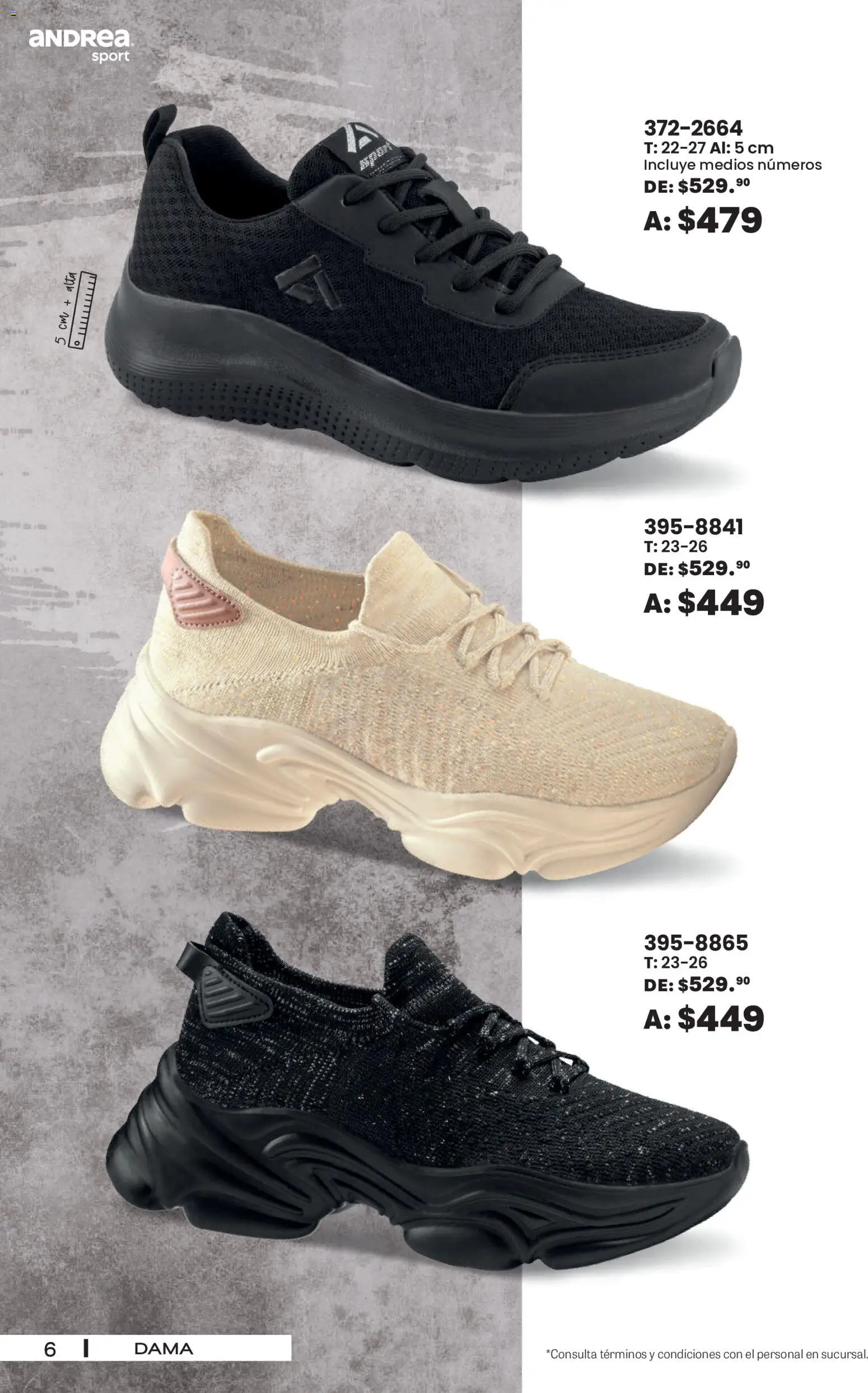 Vista previa las ofertas de la tienda Andrea - Andrea catálogo Sport desde el 30/08/2026 
