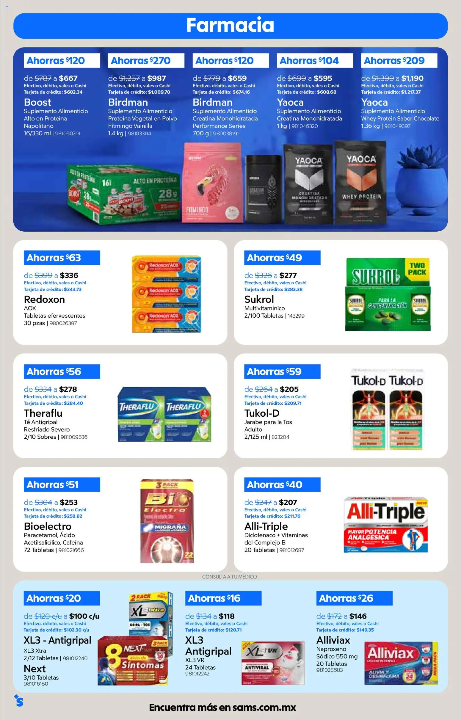 Vista previa las ofertas de la tienda Sam's Club - Sam's Club catálogo desde el 01/10/2026 